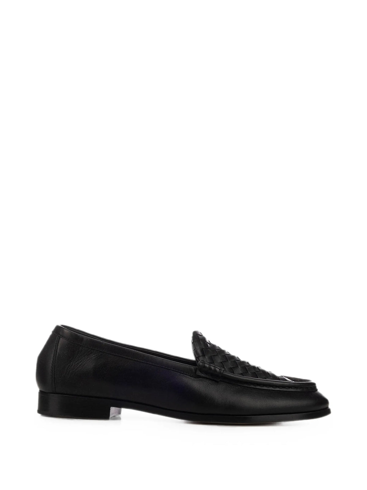 Silenzio intreccio leather loafers