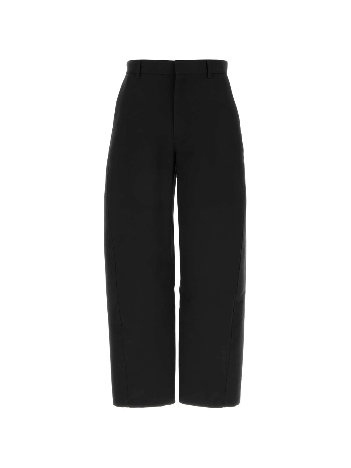couture seam pants in flannel with checked reverse