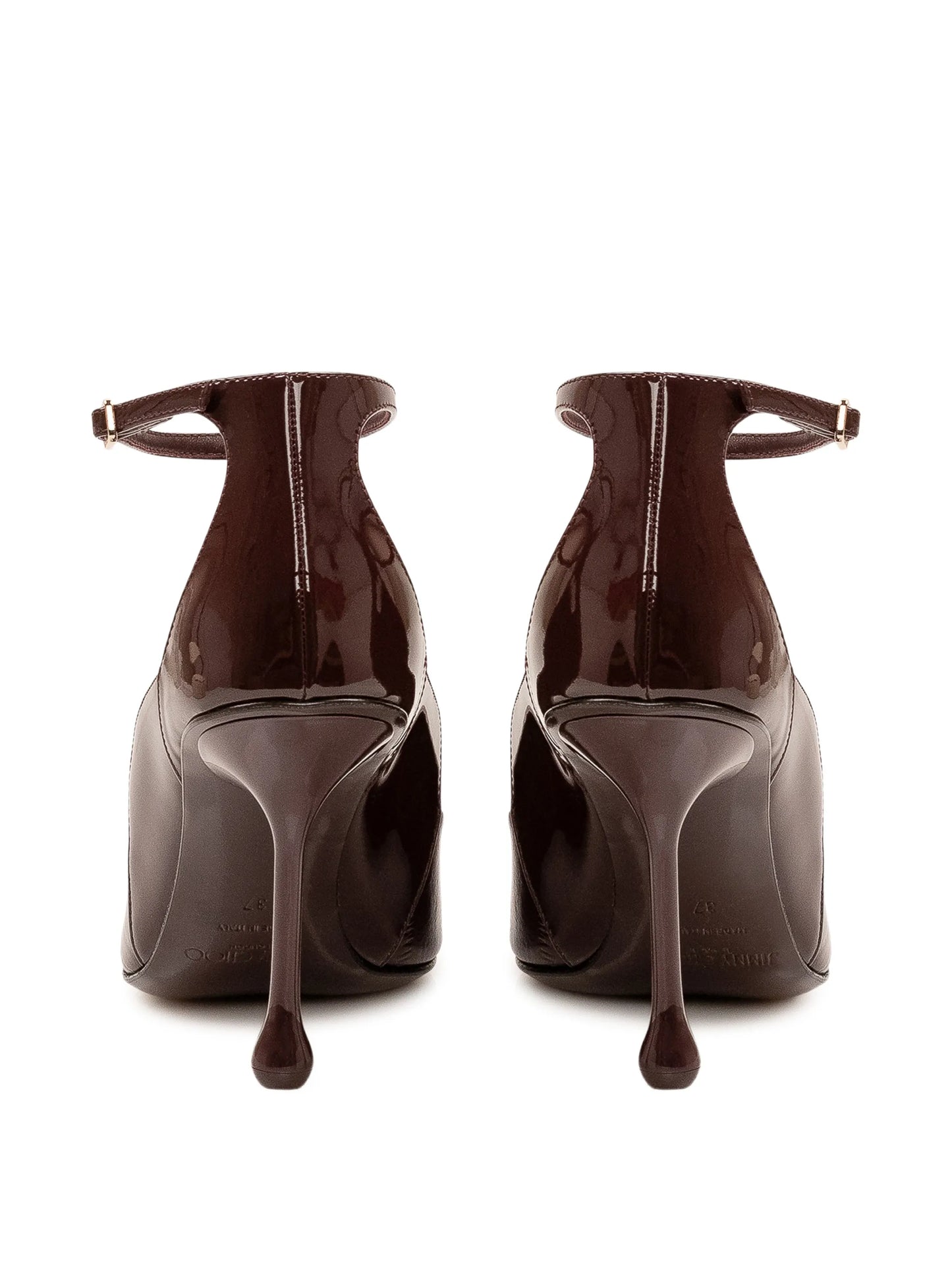 Quinci pointed-toe ankle-strap pumps