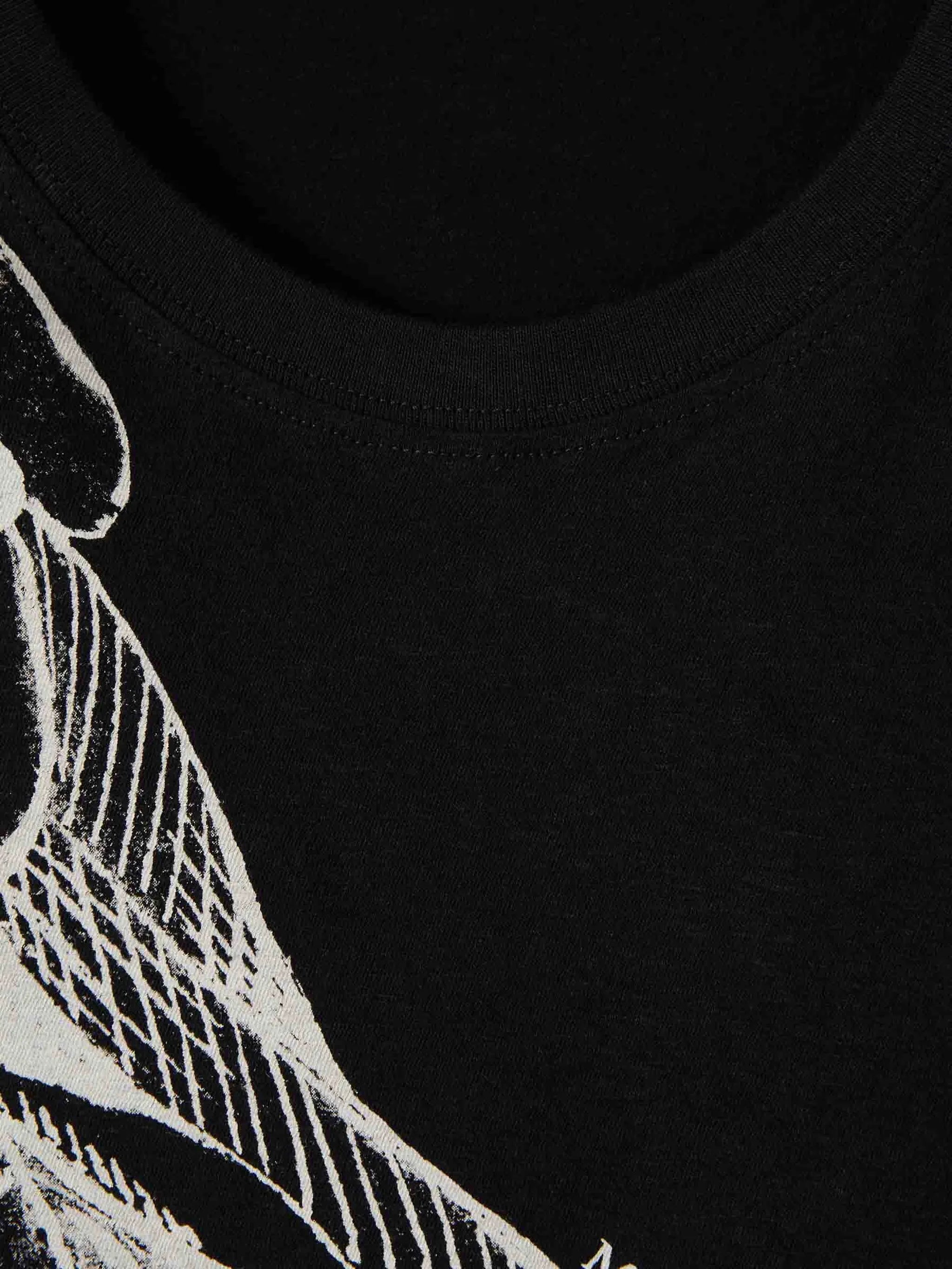 Sketch Anatomy T-shirt in black/ivory