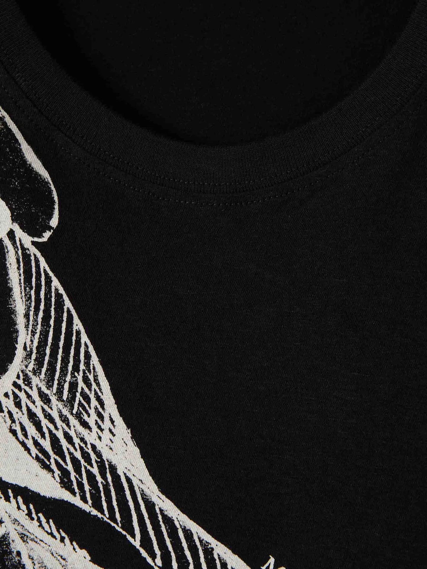 Sketch Anatomy T-shirt in black/ivory