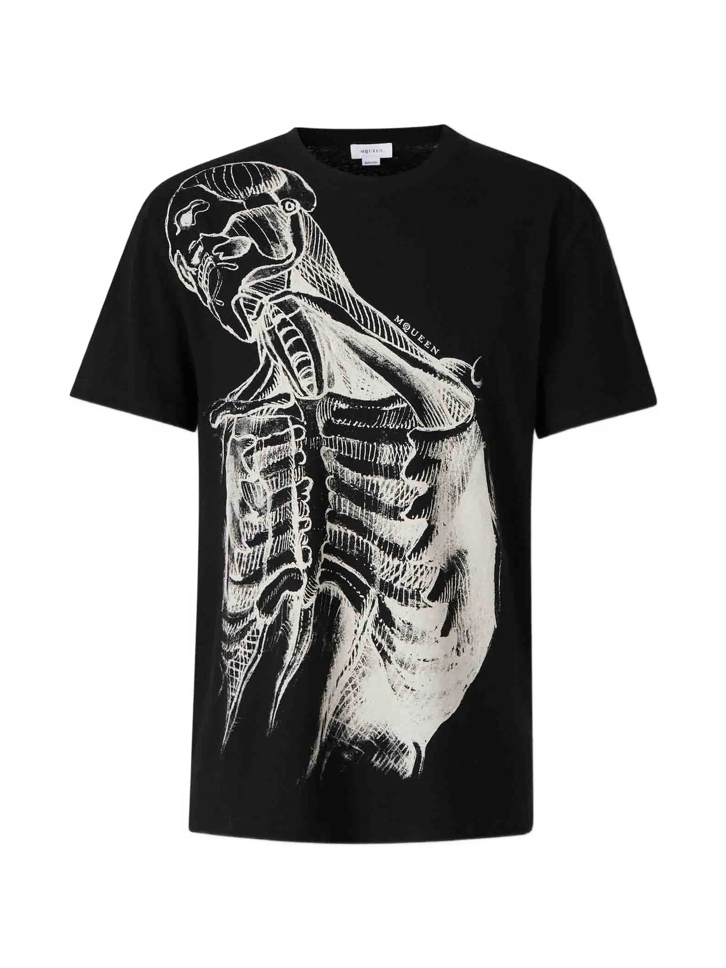 Sketch Anatomy T-shirt in black/ivory