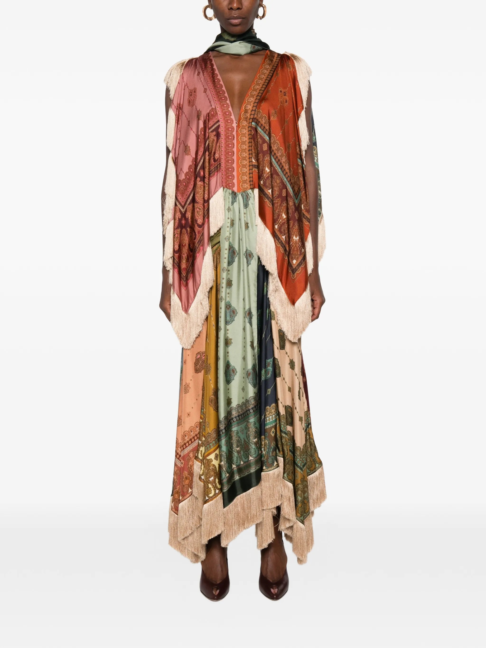 Valiant fringed gown