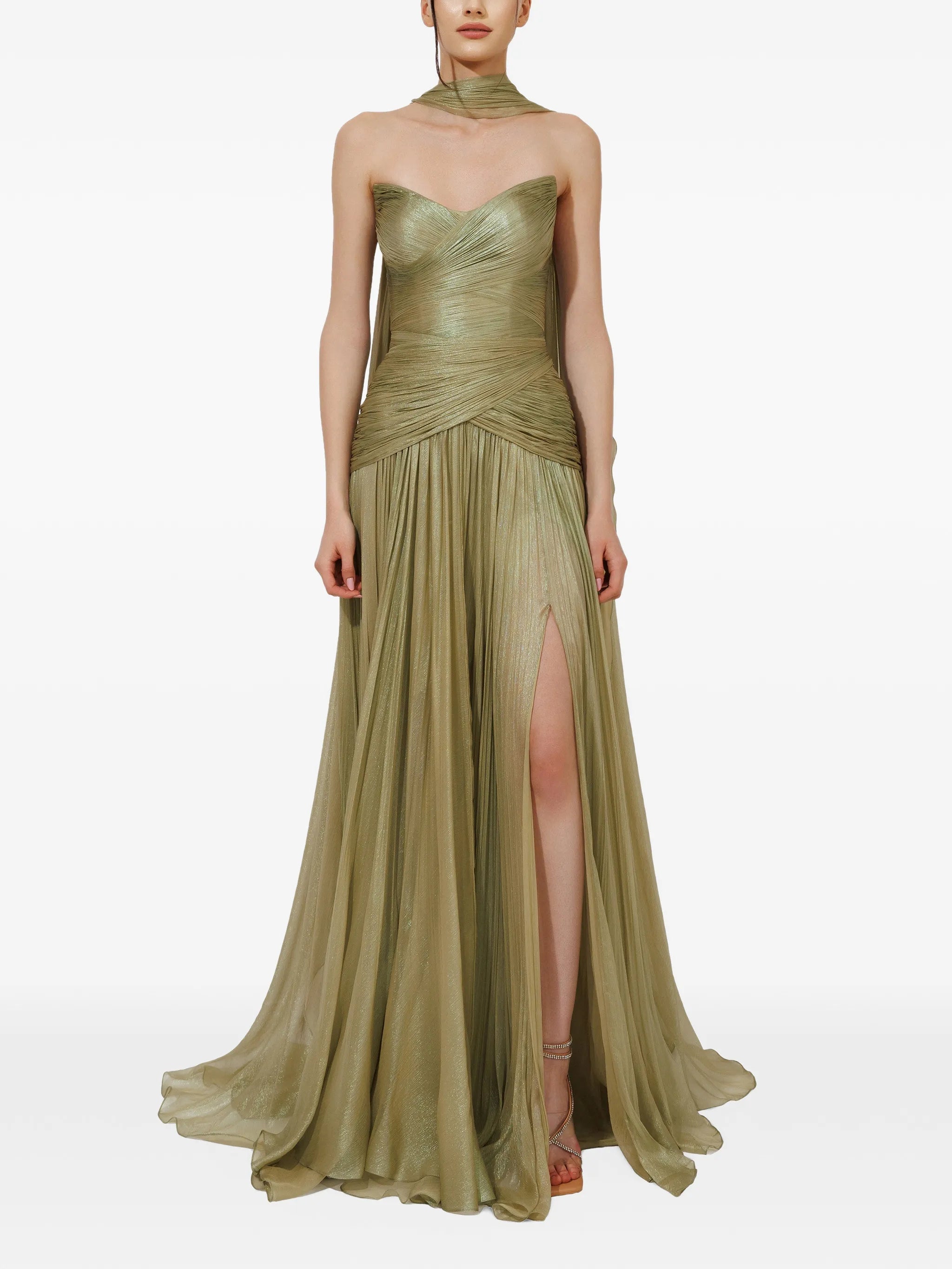 Erica strapless maxi dress