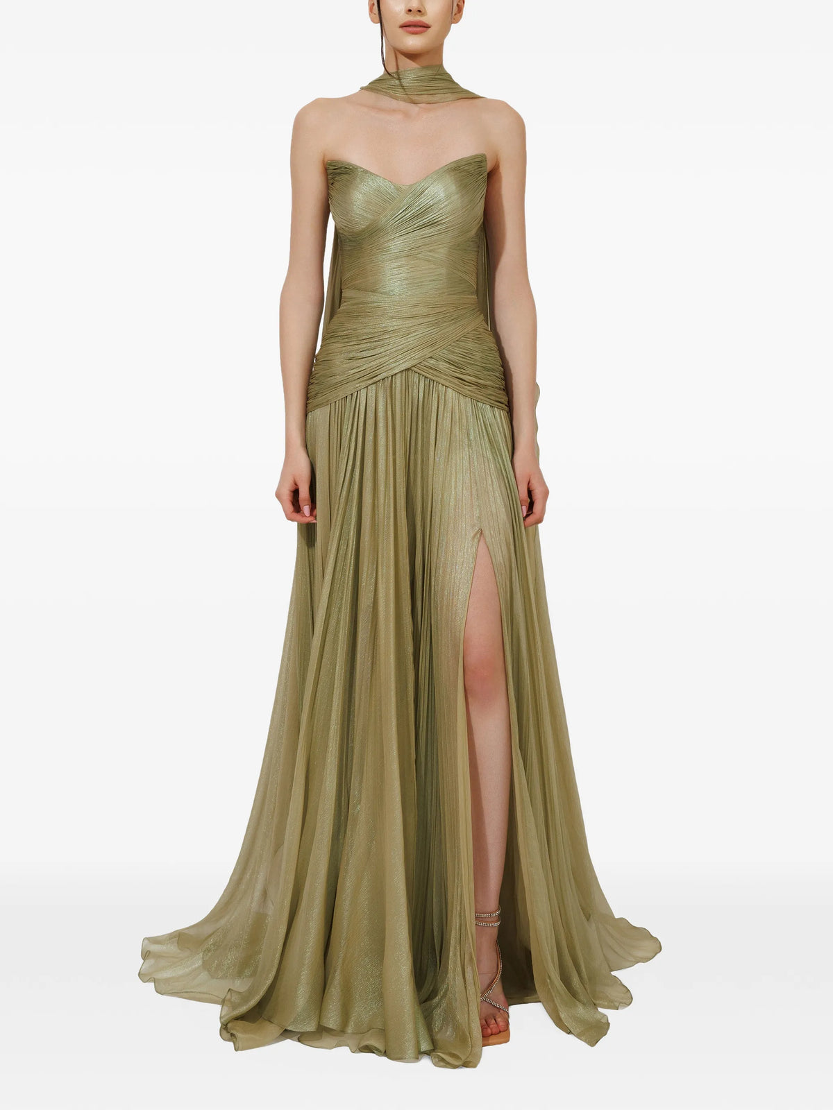 Erica strapless maxi dress