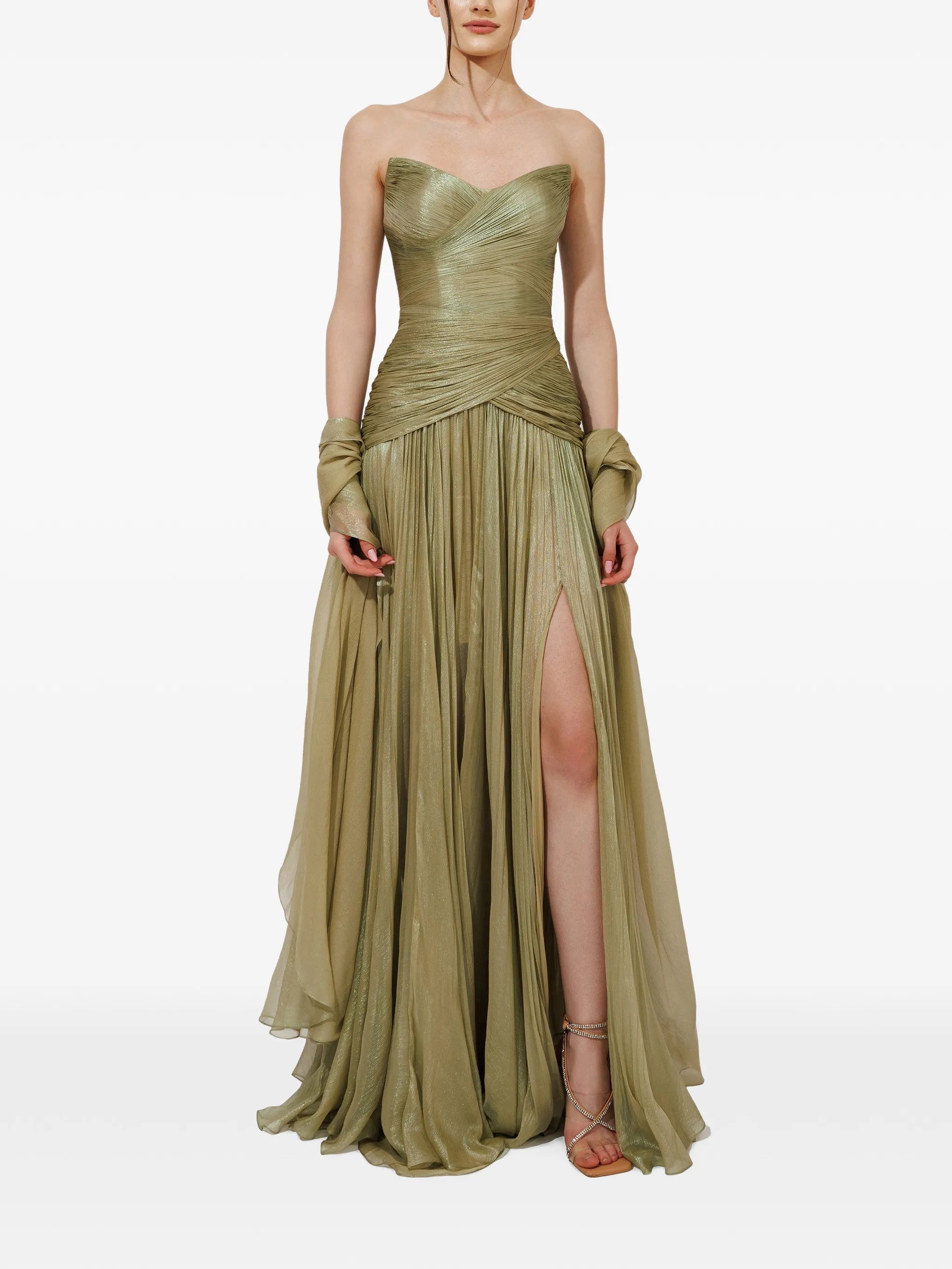 Erica strapless maxi dress