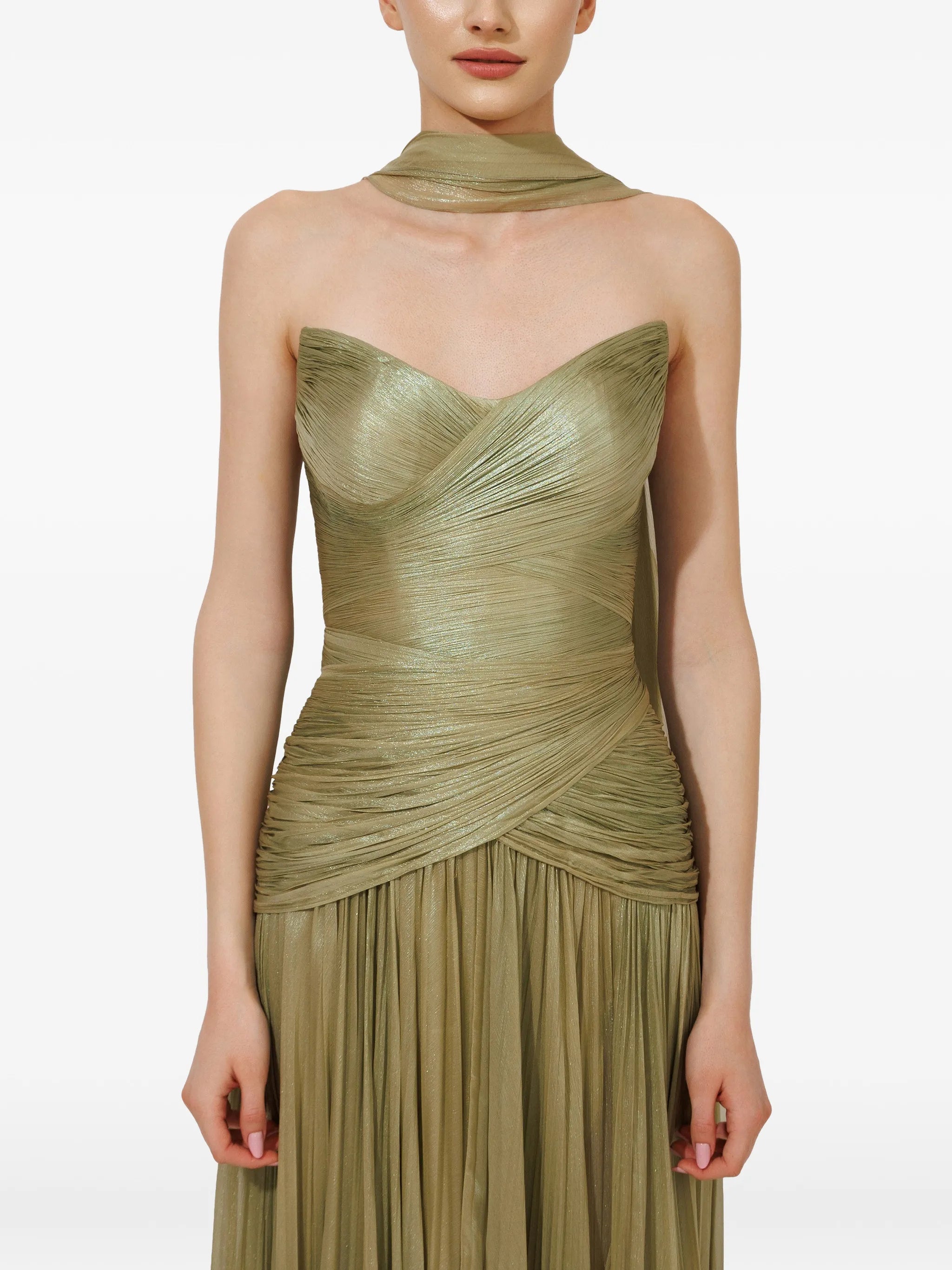 Erica strapless maxi dress