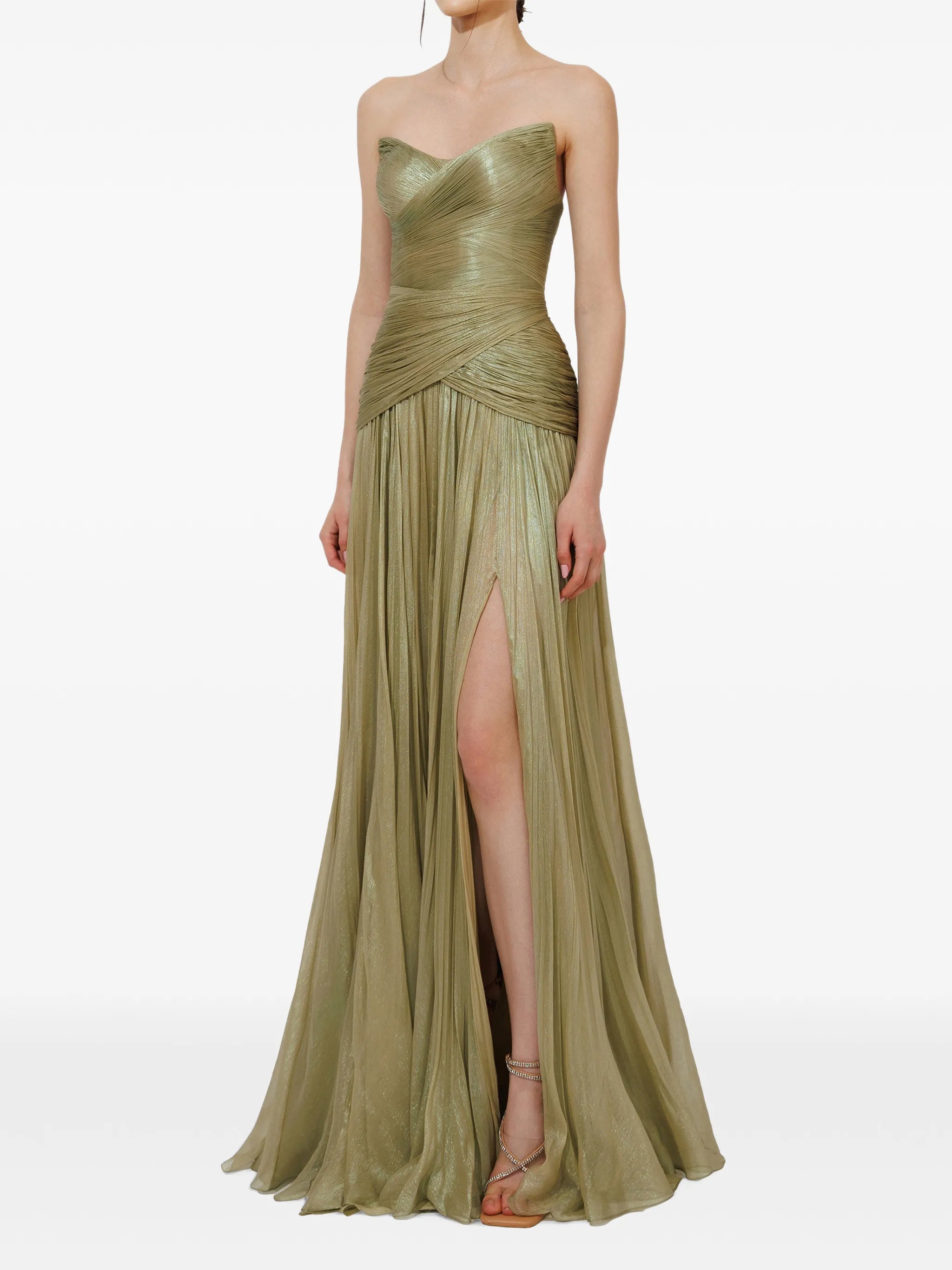 Erica strapless maxi dress