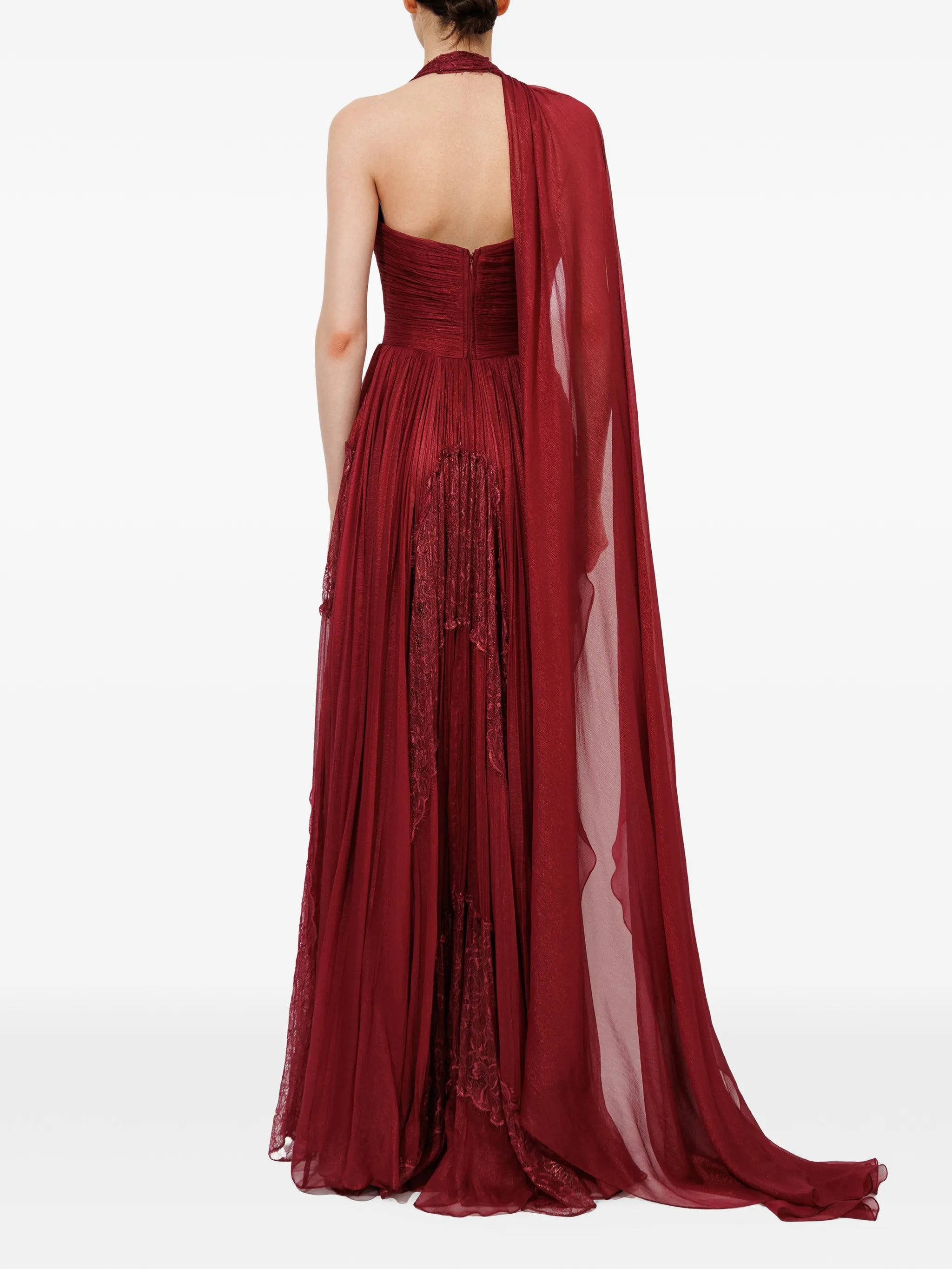 Mara draped maxi dress