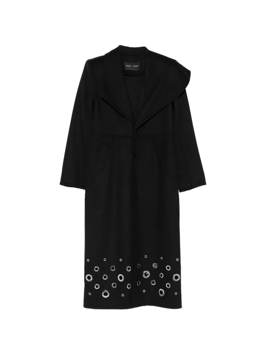 Alix eyelet-embellished coat