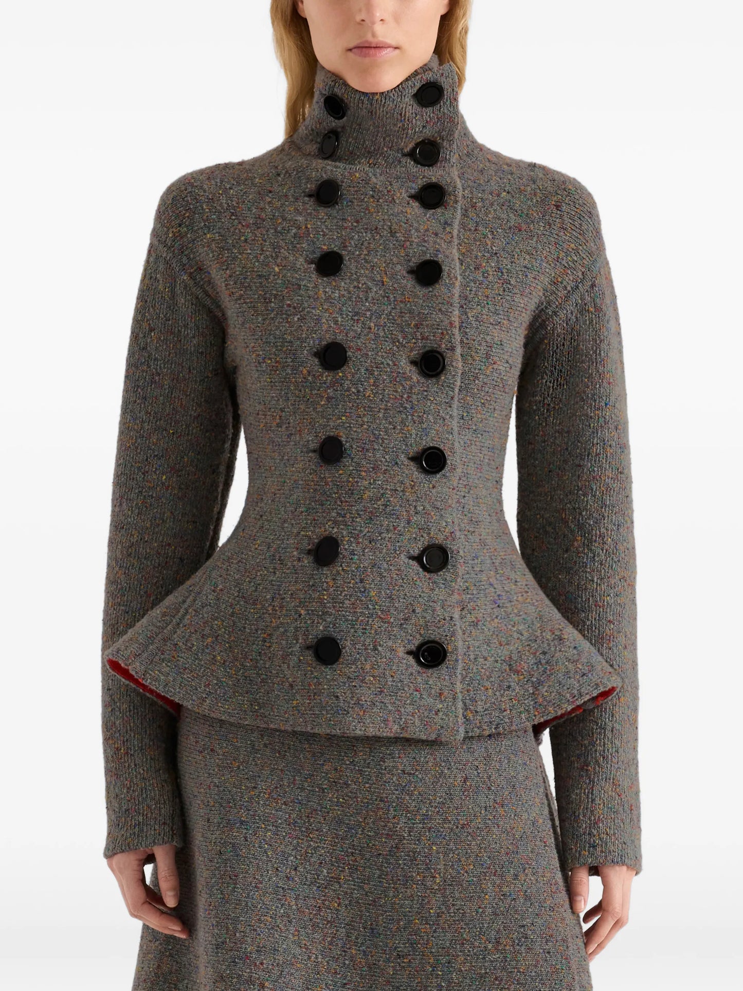Capucine jacket in donegal knit