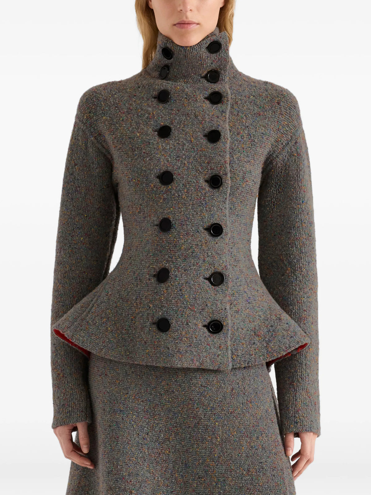 Capucine jacket in donegal knit