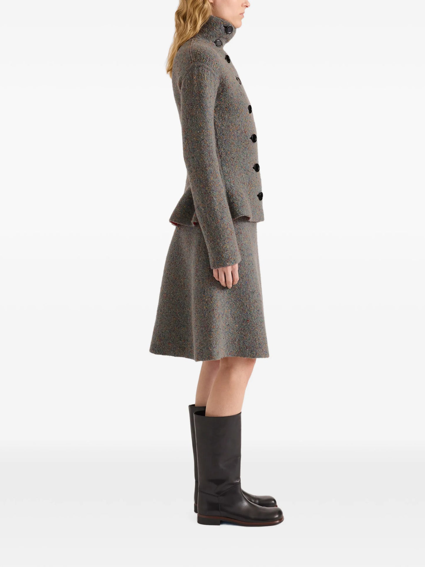 Capucine jacket in donegal knit
