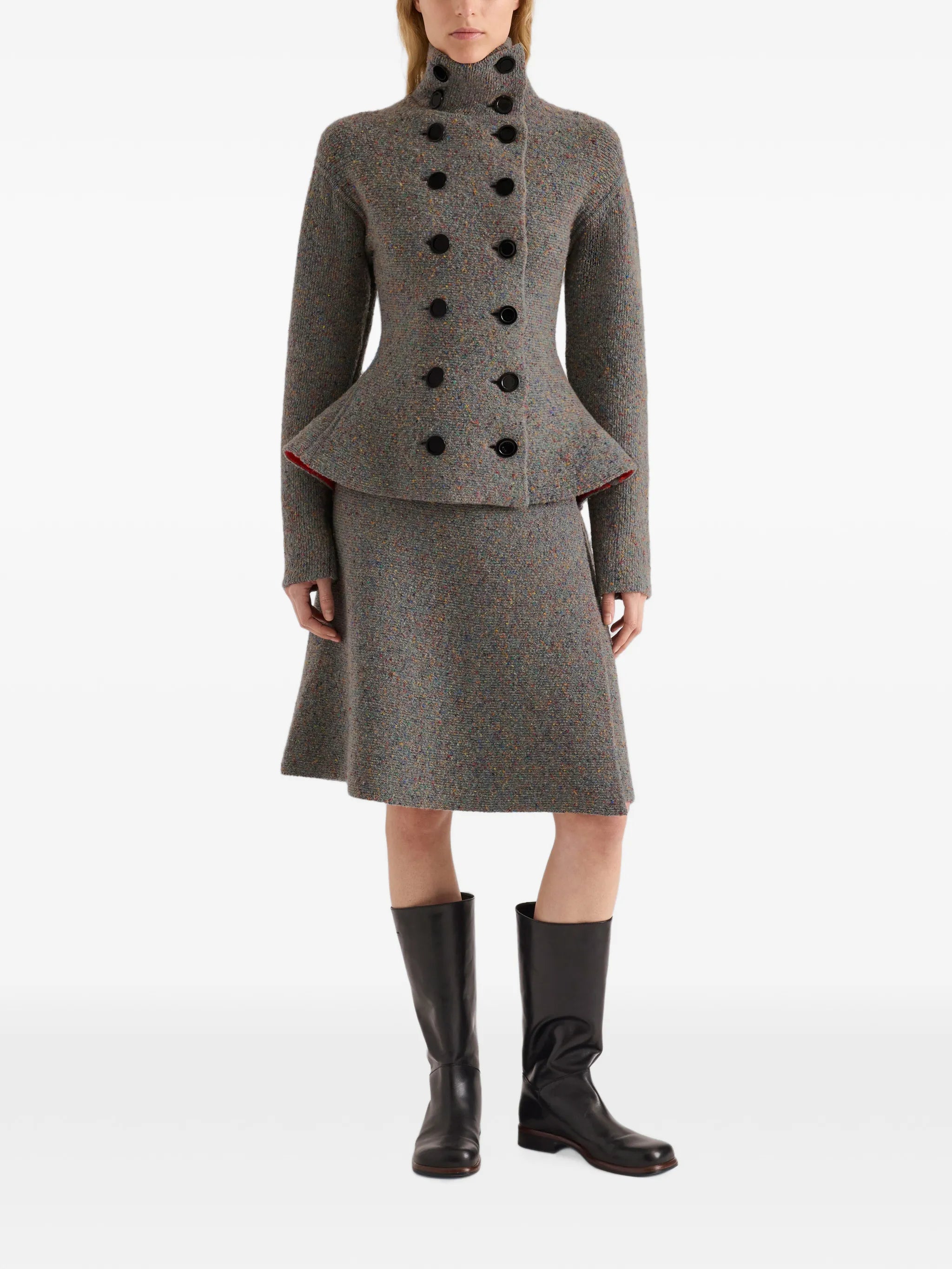 Capucine jacket in donegal knit