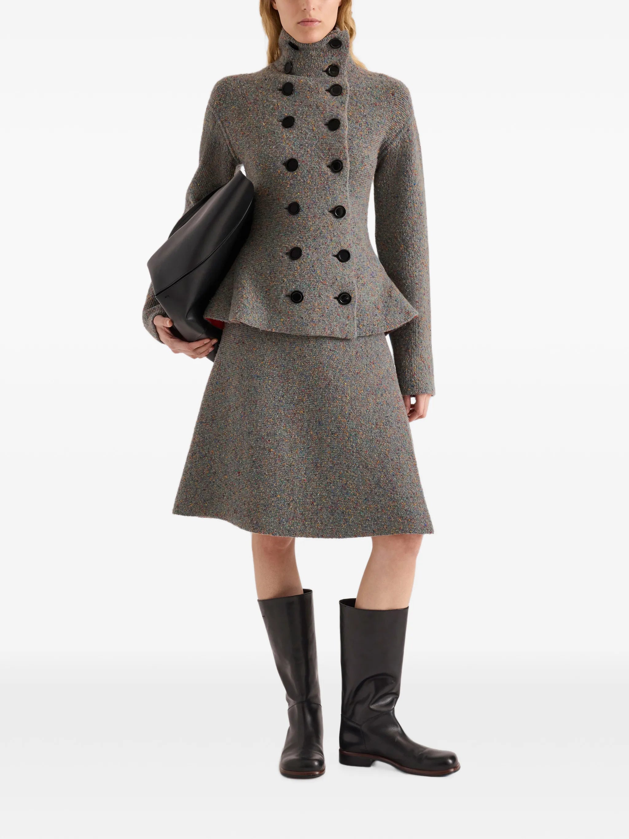 Capucine jacket in donegal knit