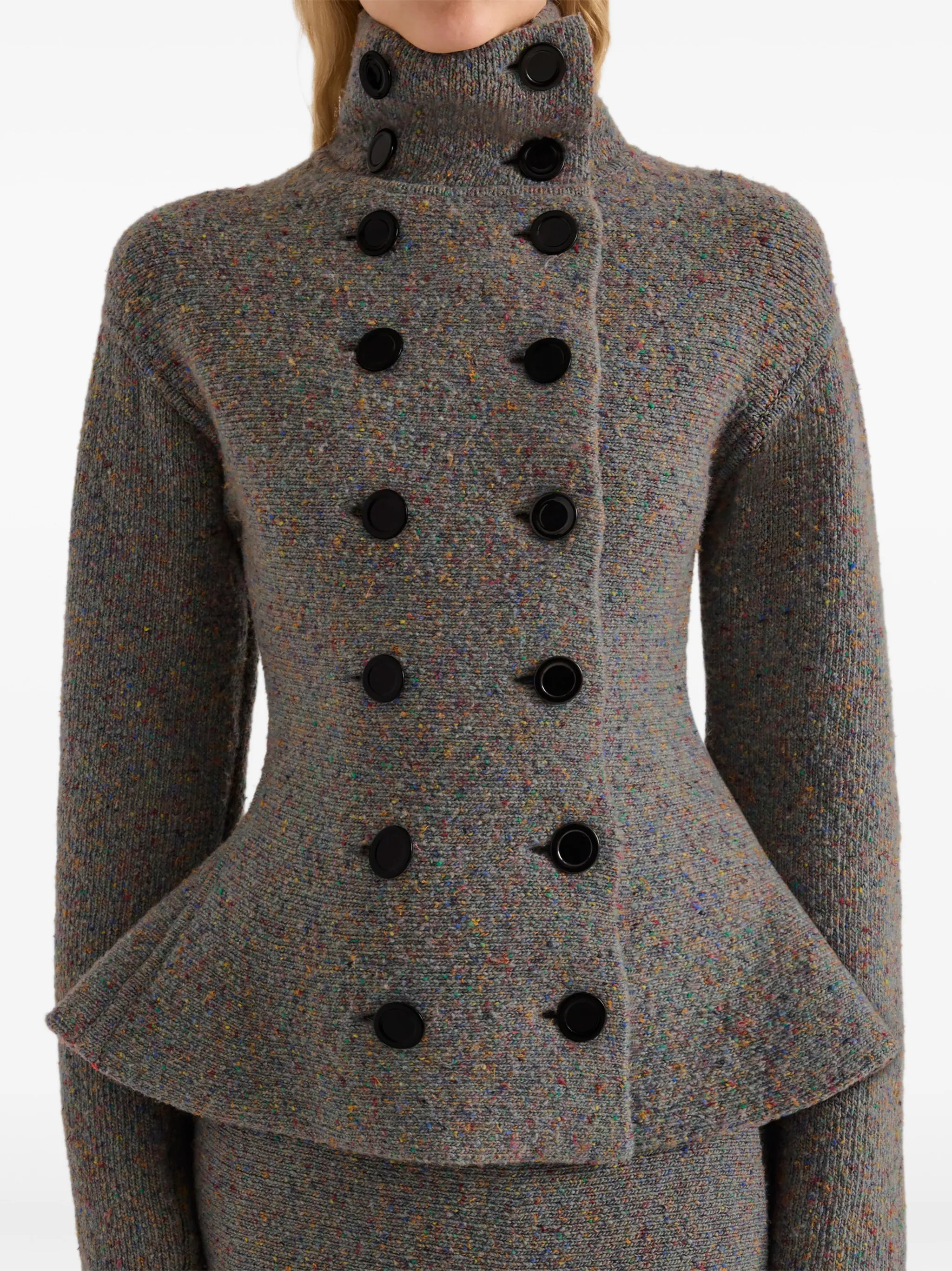 Capucine jacket in donegal knit