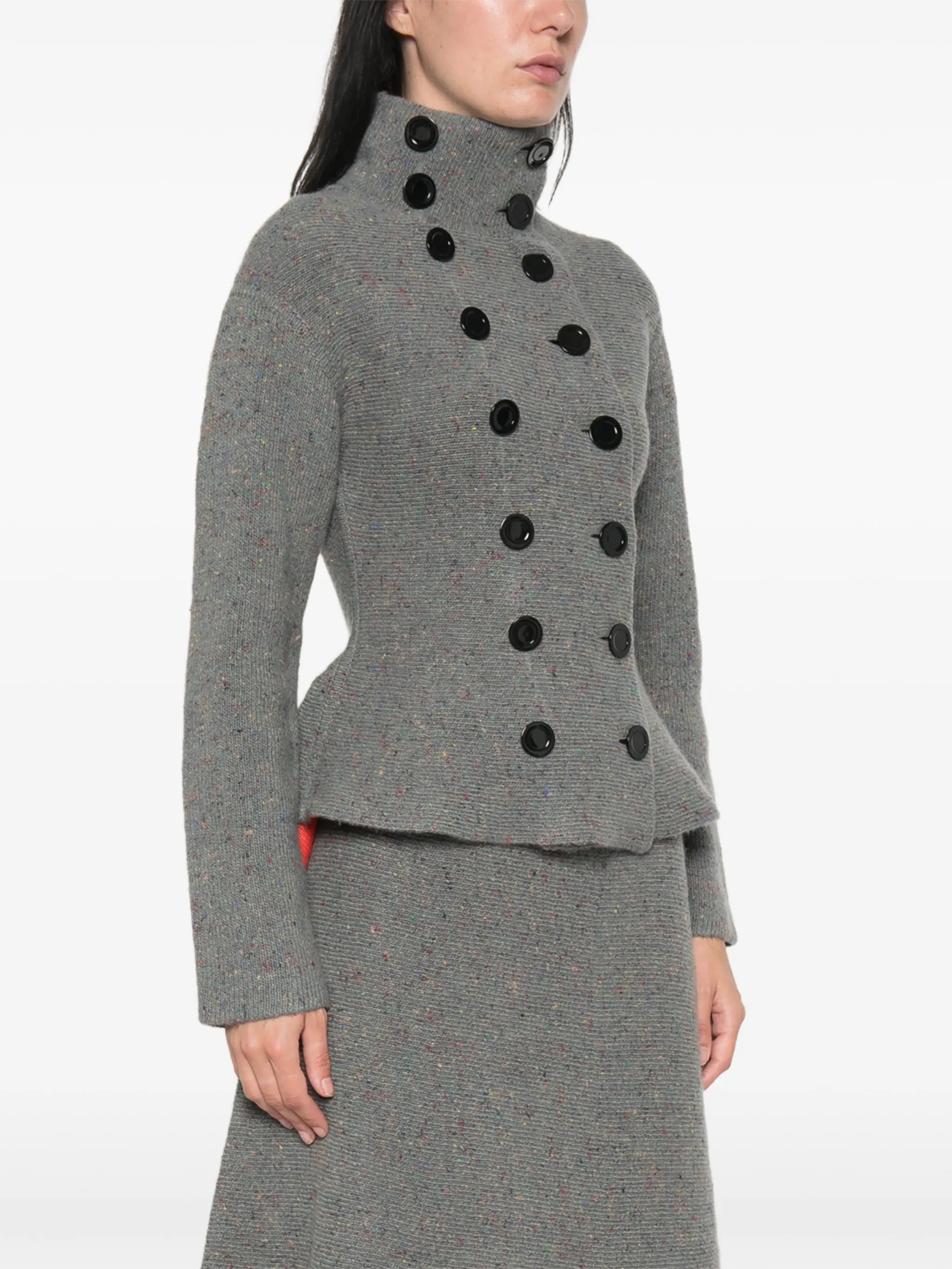 Capucine jacket in donegal knit
