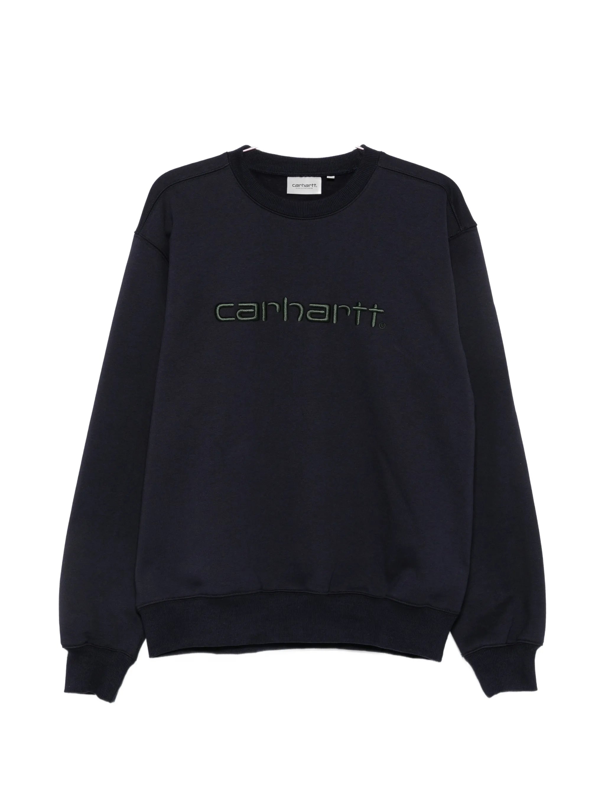 logo-embroidered crew-neck sweater