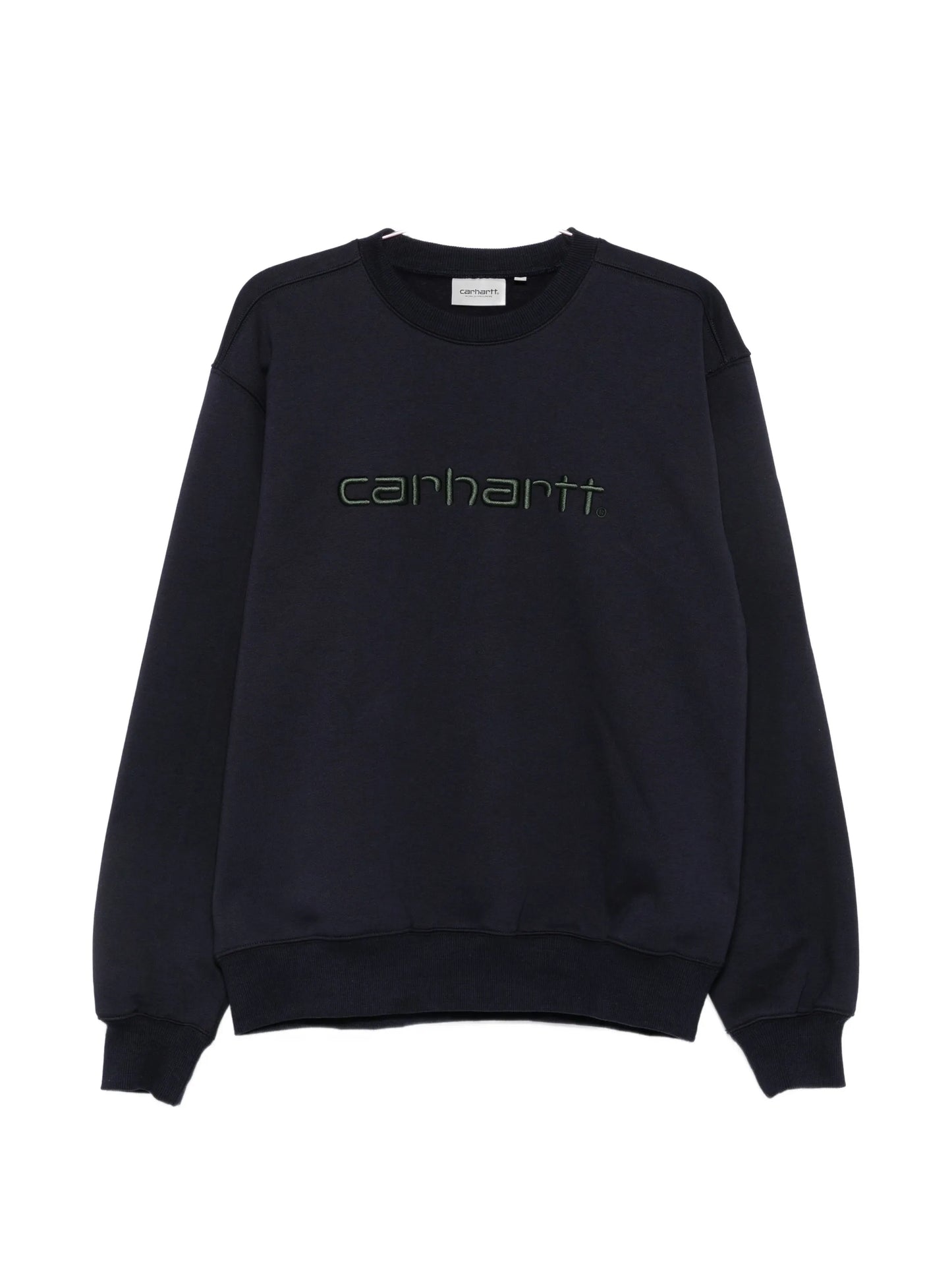 logo-embroidered crew-neck sweater