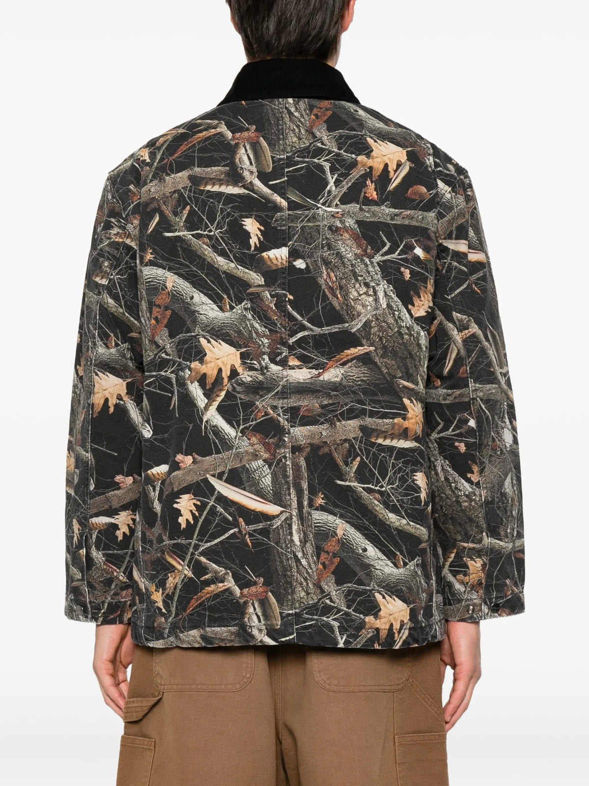 Lander camo-print jacket