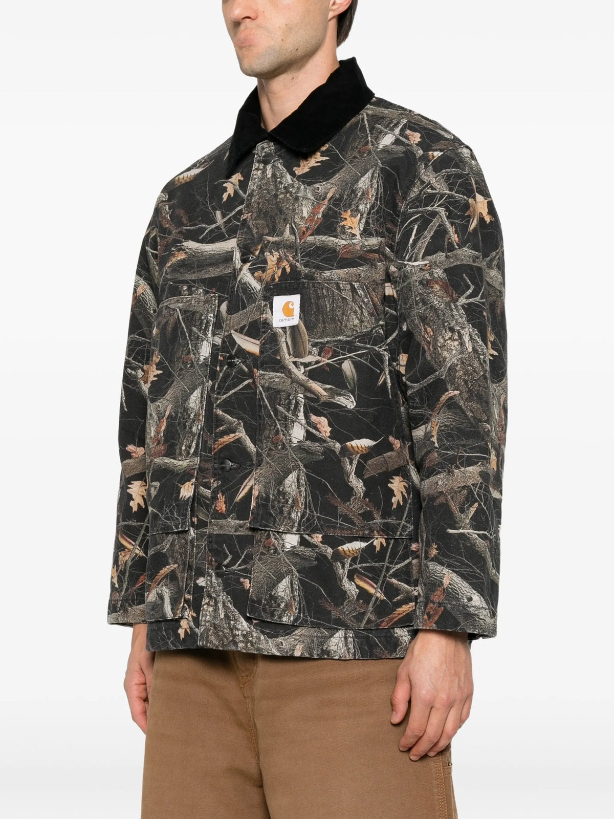 Lander camo-print jacket