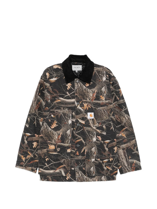 Lander camo-print jacket