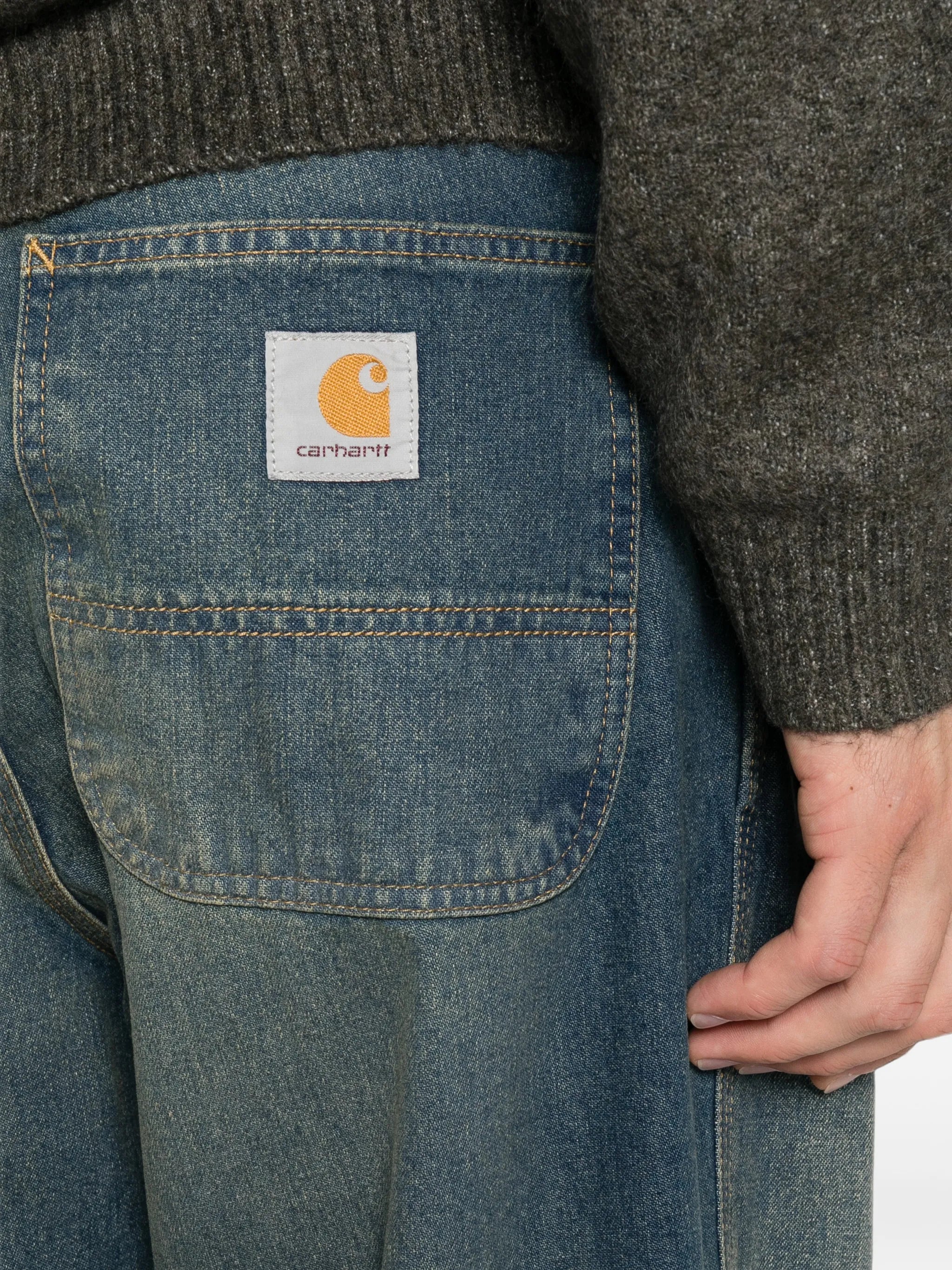 Simple straight-leg jeans