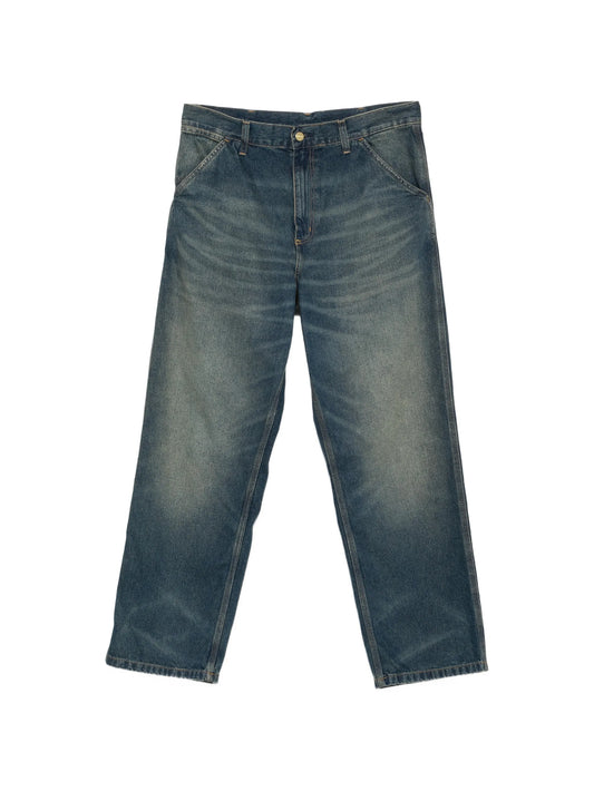Simple straight-leg jeans