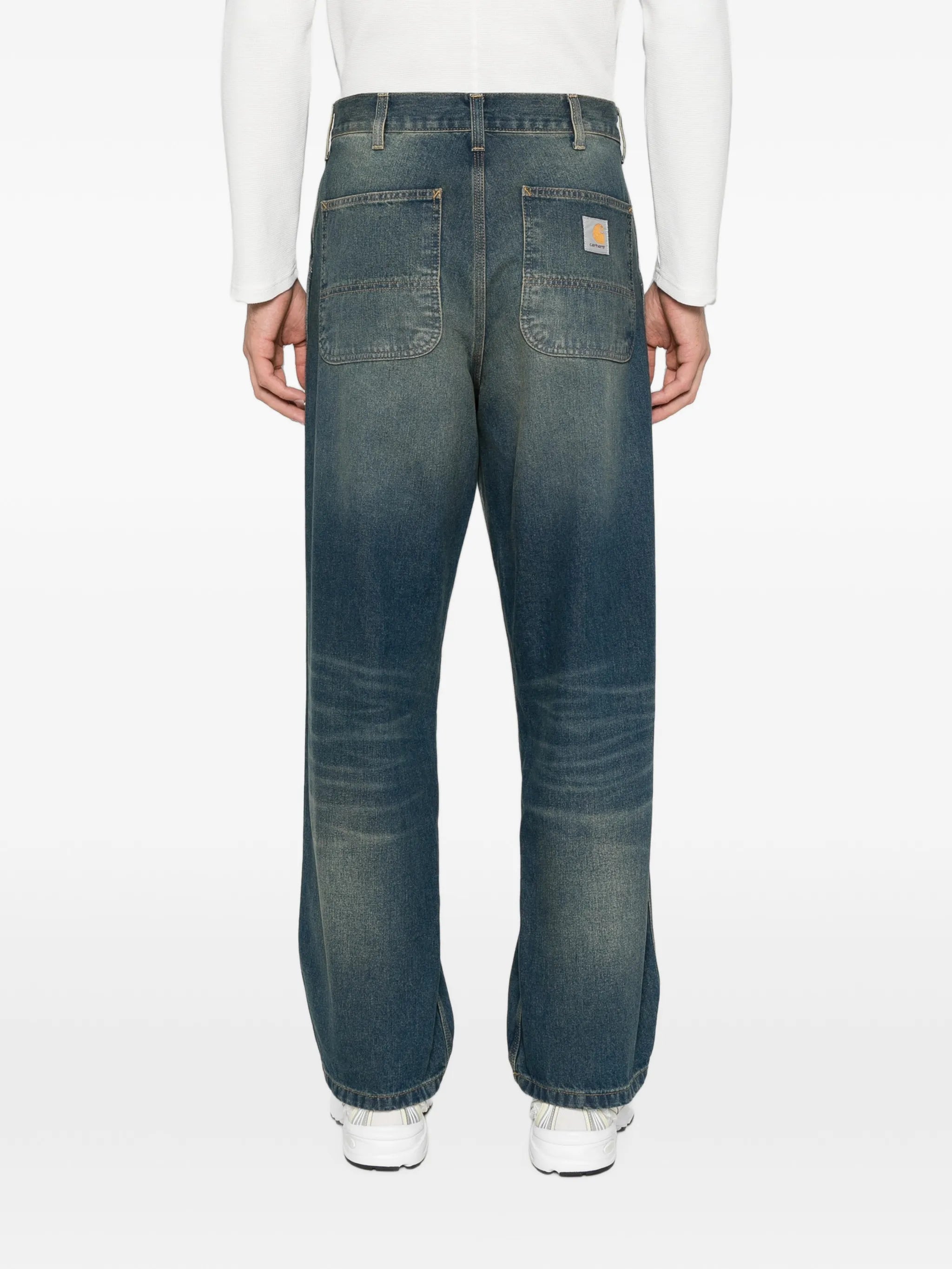 Simple straight-leg jeans