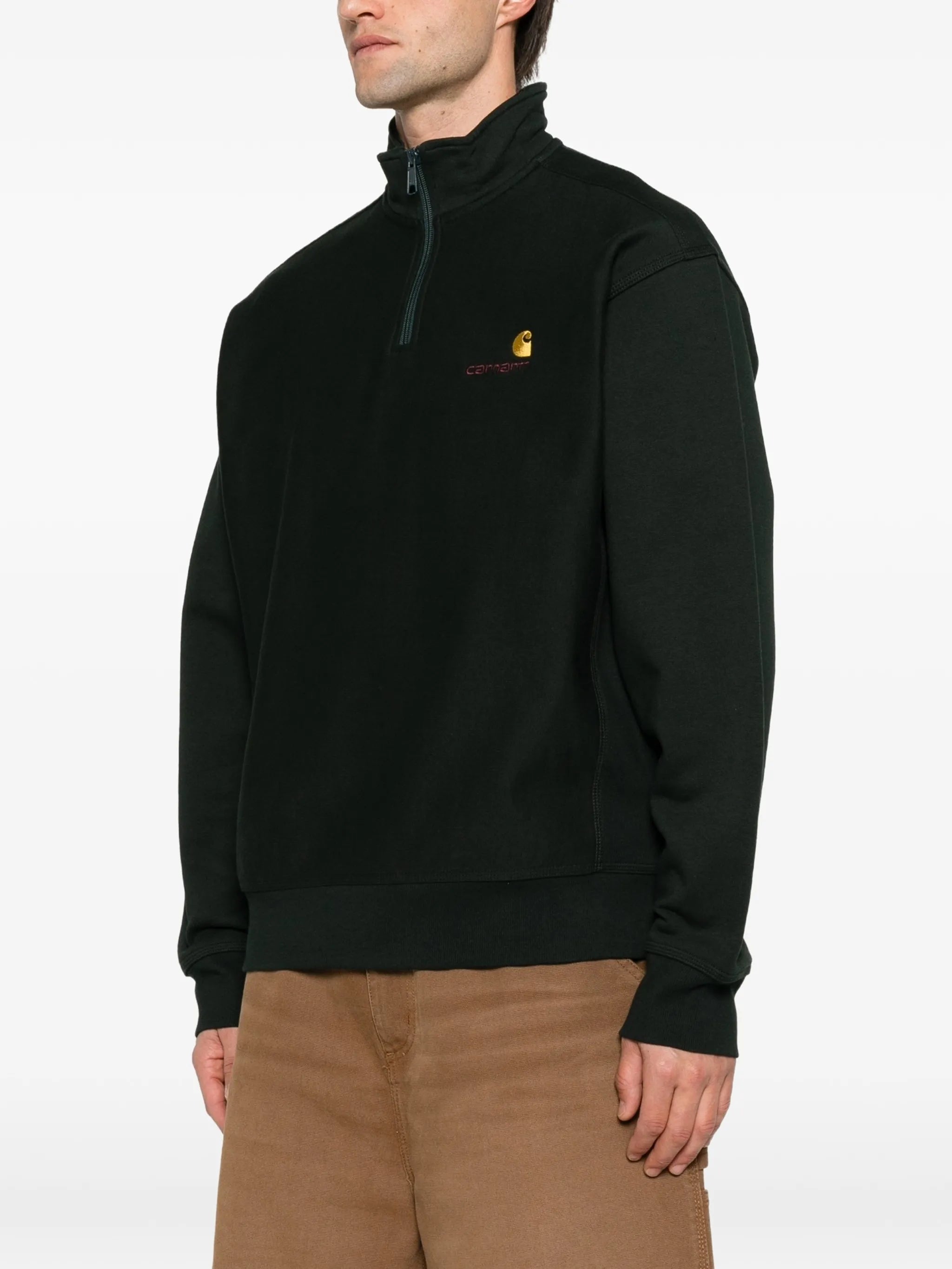 American Script half-zip hoodie