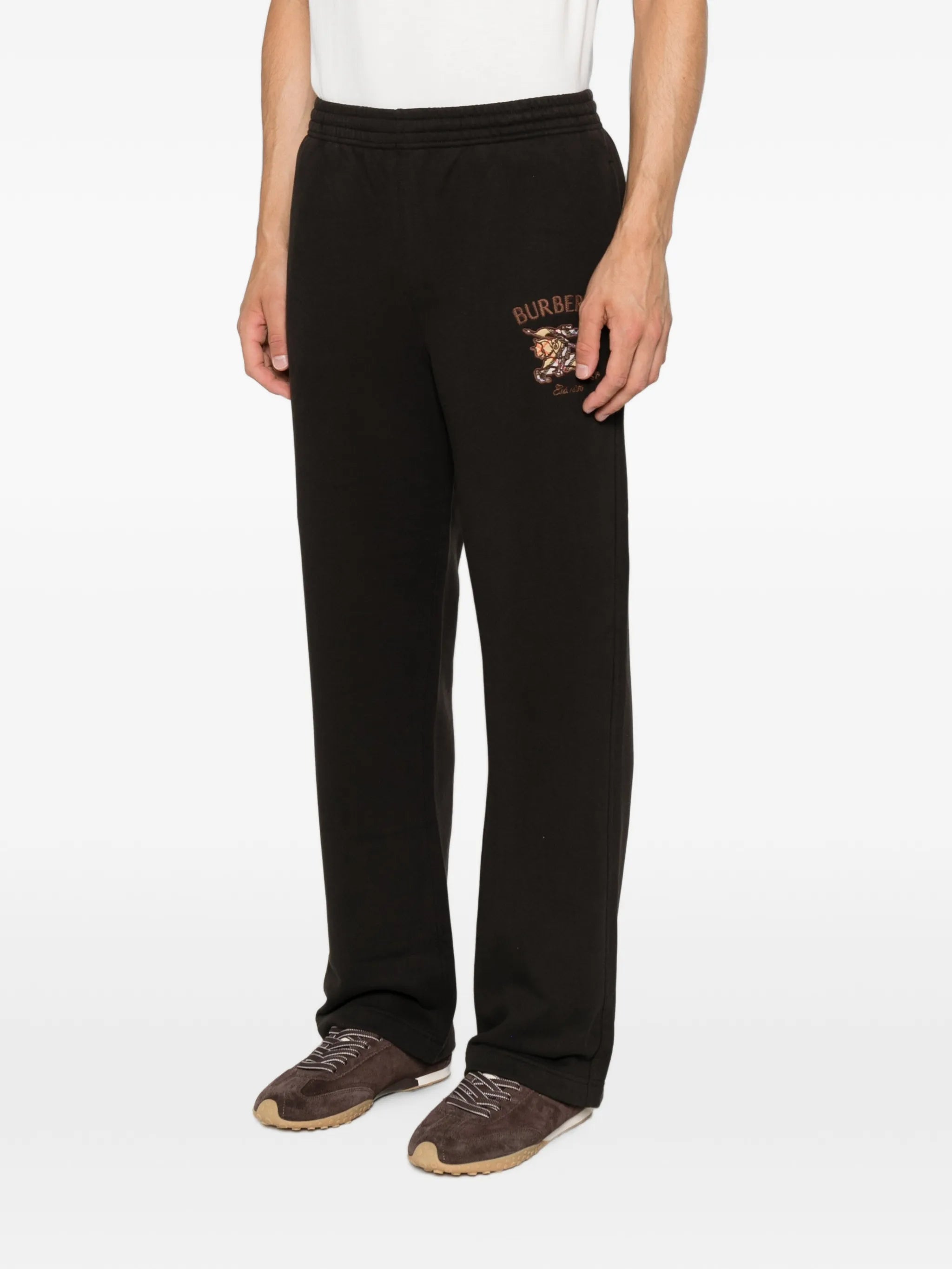 logo-embroidered track pants