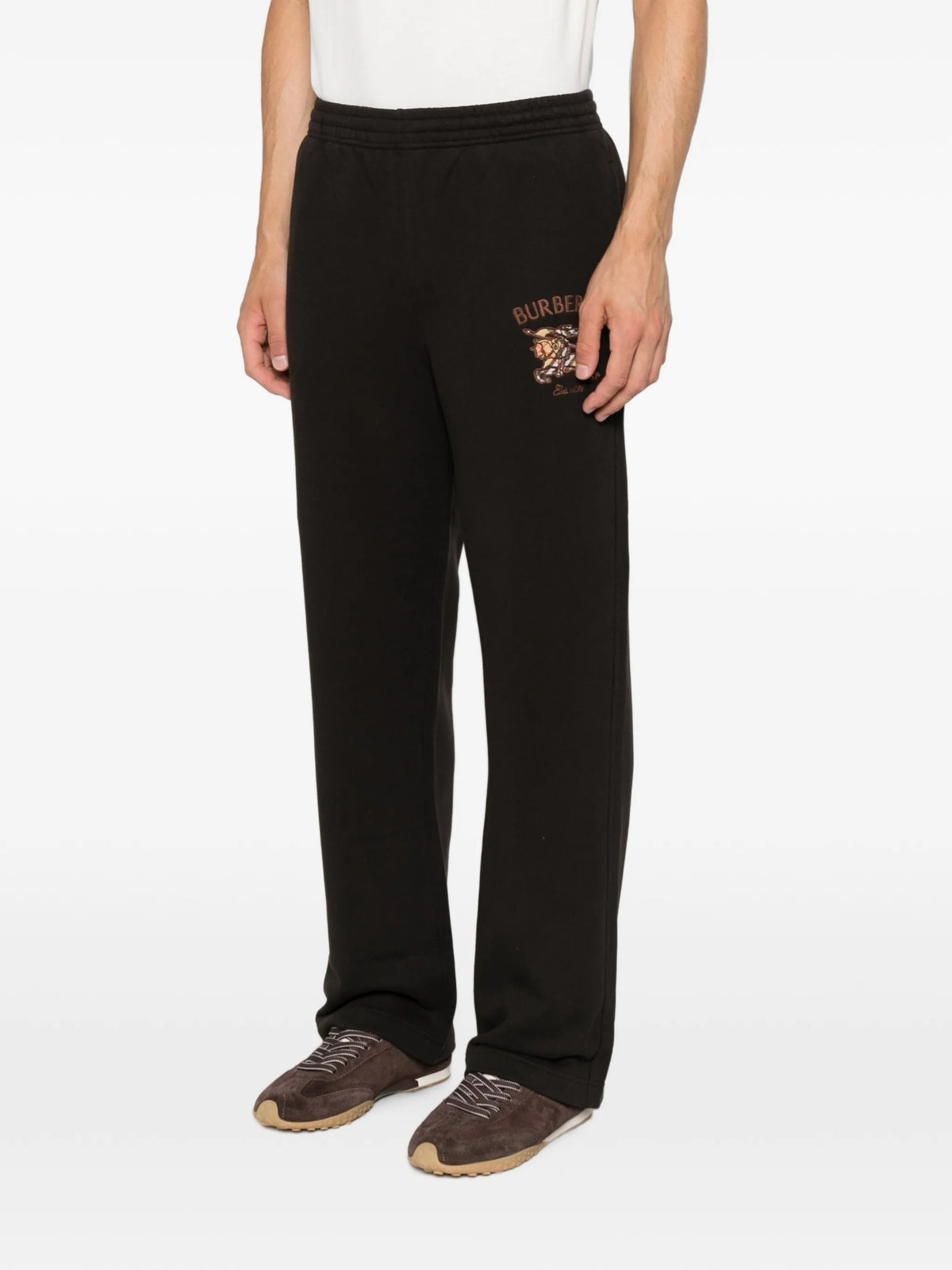 logo-embroidered track pants