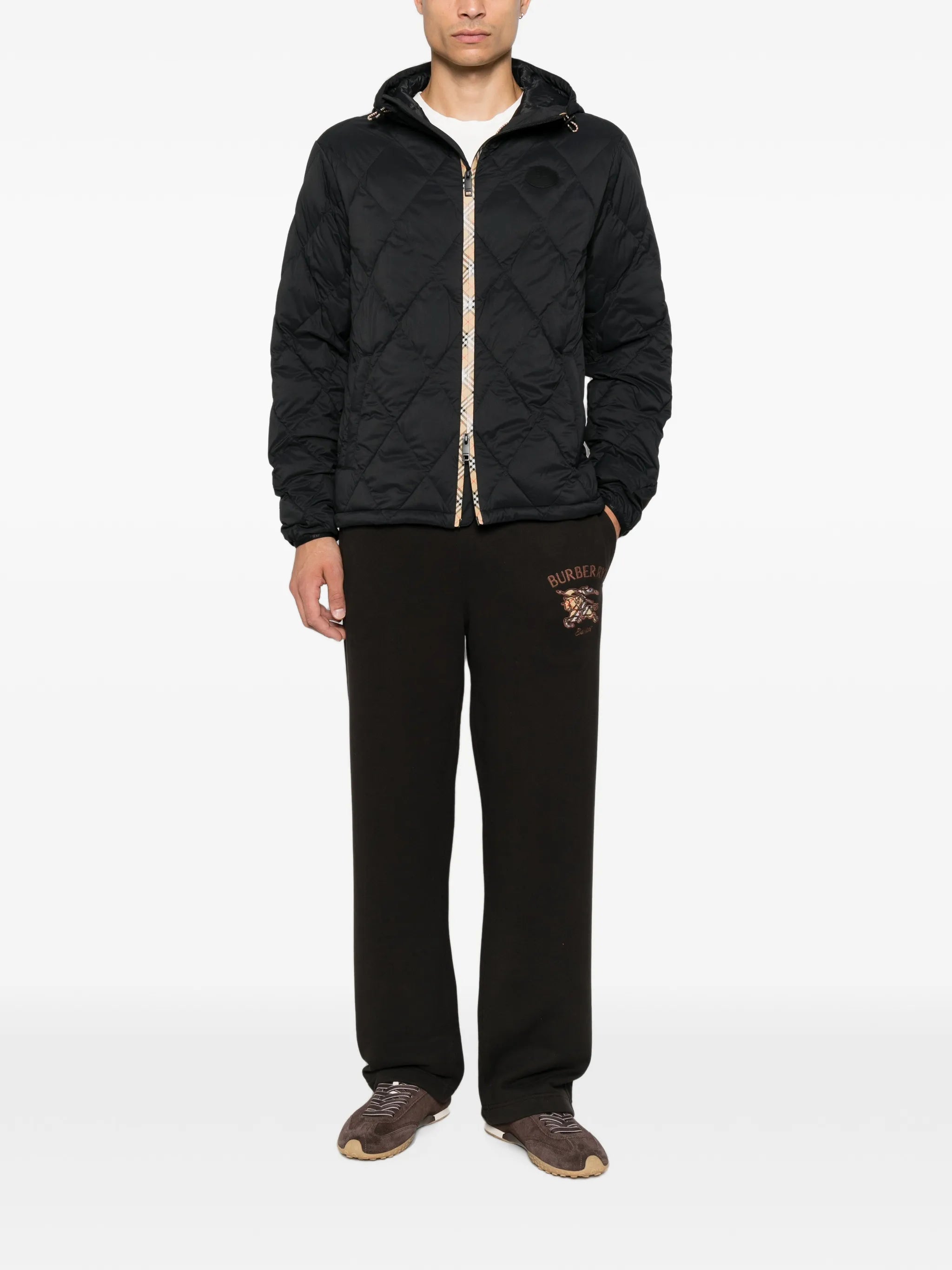logo-embroidered track pants