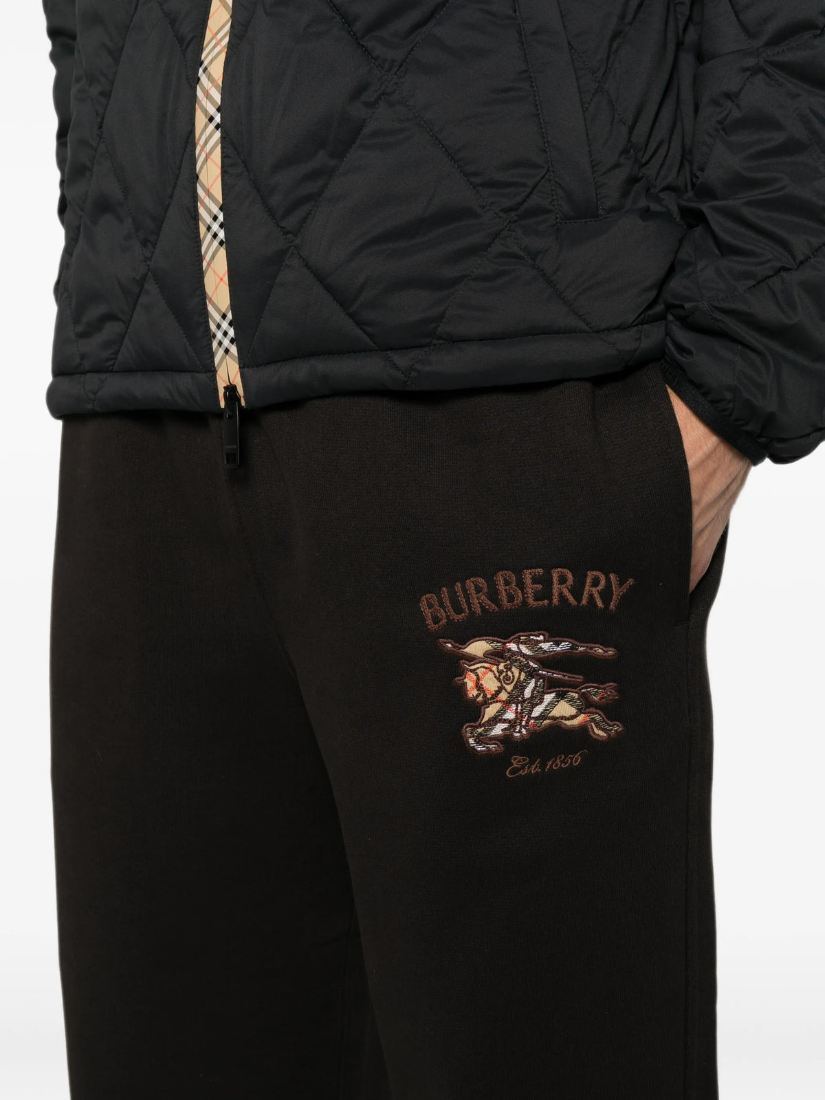 logo-embroidered track pants