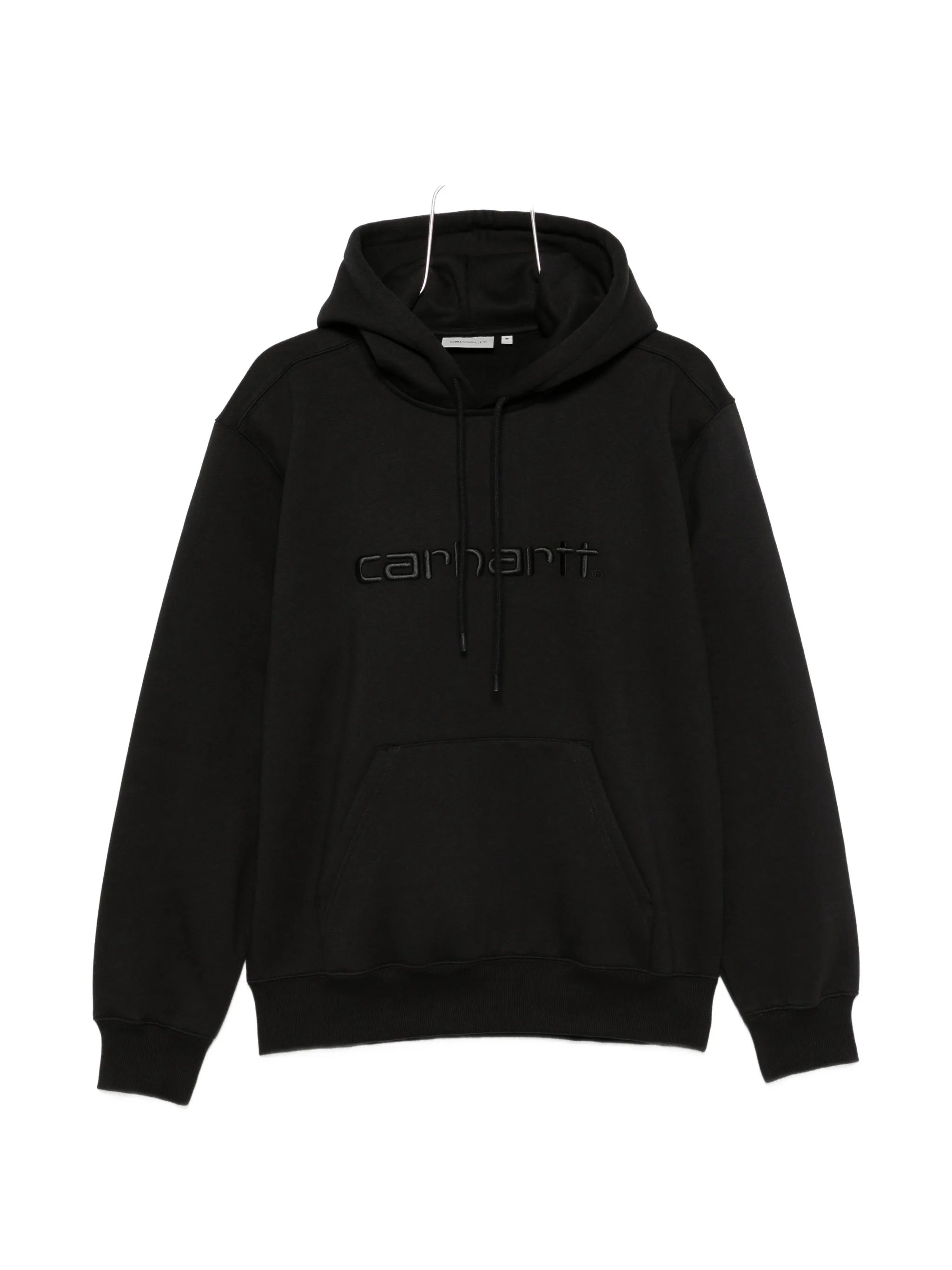 logo-embroidered hoodie