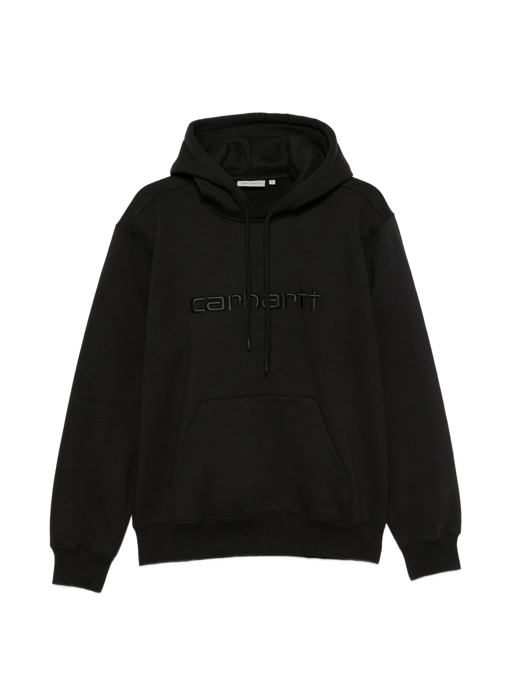 logo-embroidered hoodie