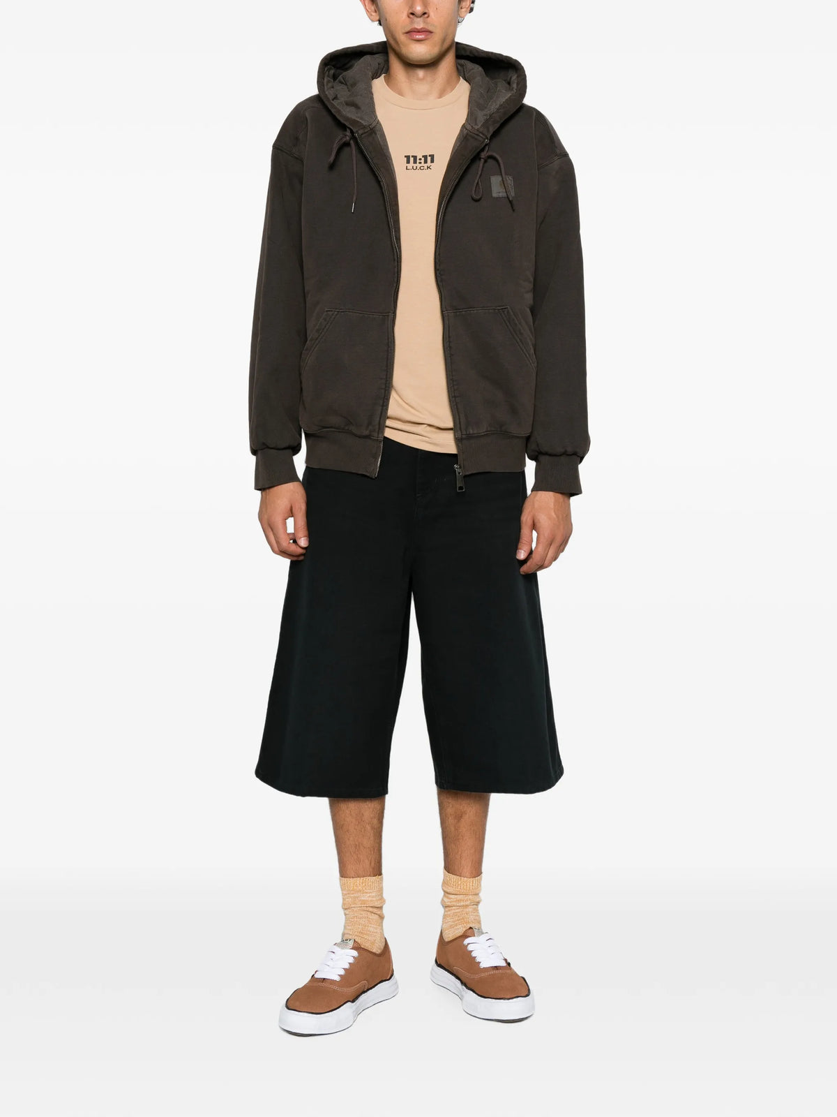 Single Knee canvas shorts