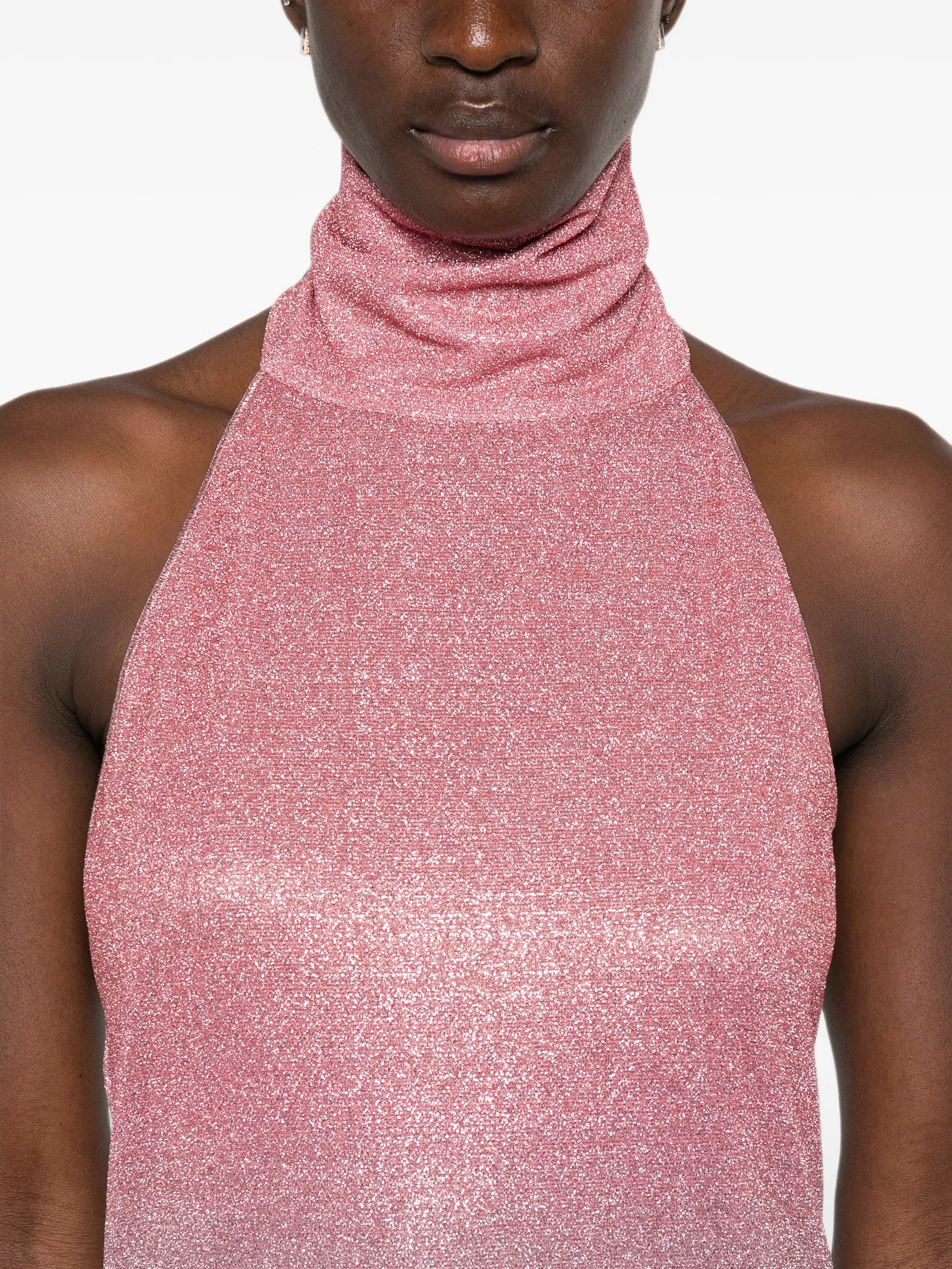 Lumière Candy gradient-effect maxi dress
