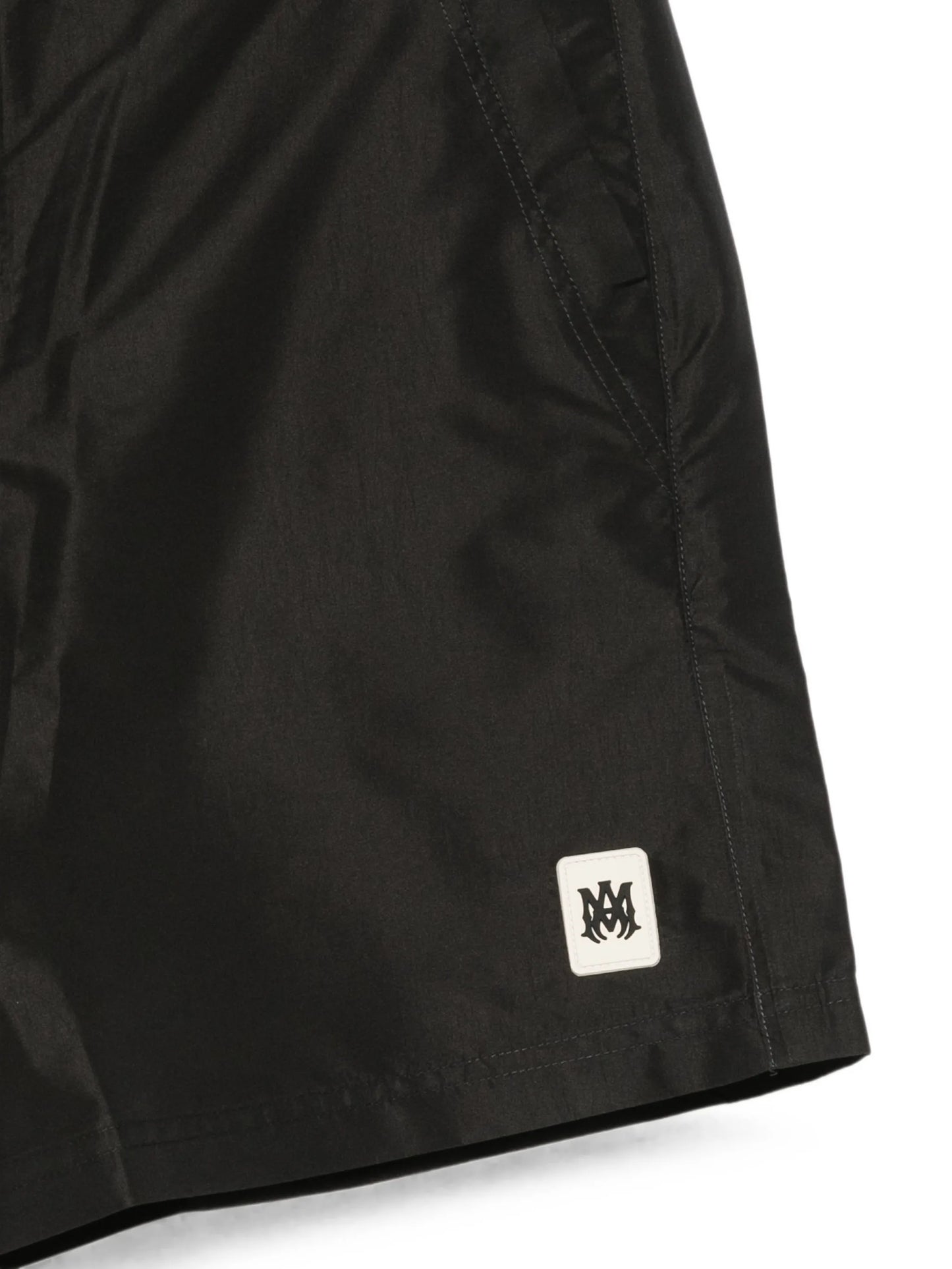 logo-patch swim shorts