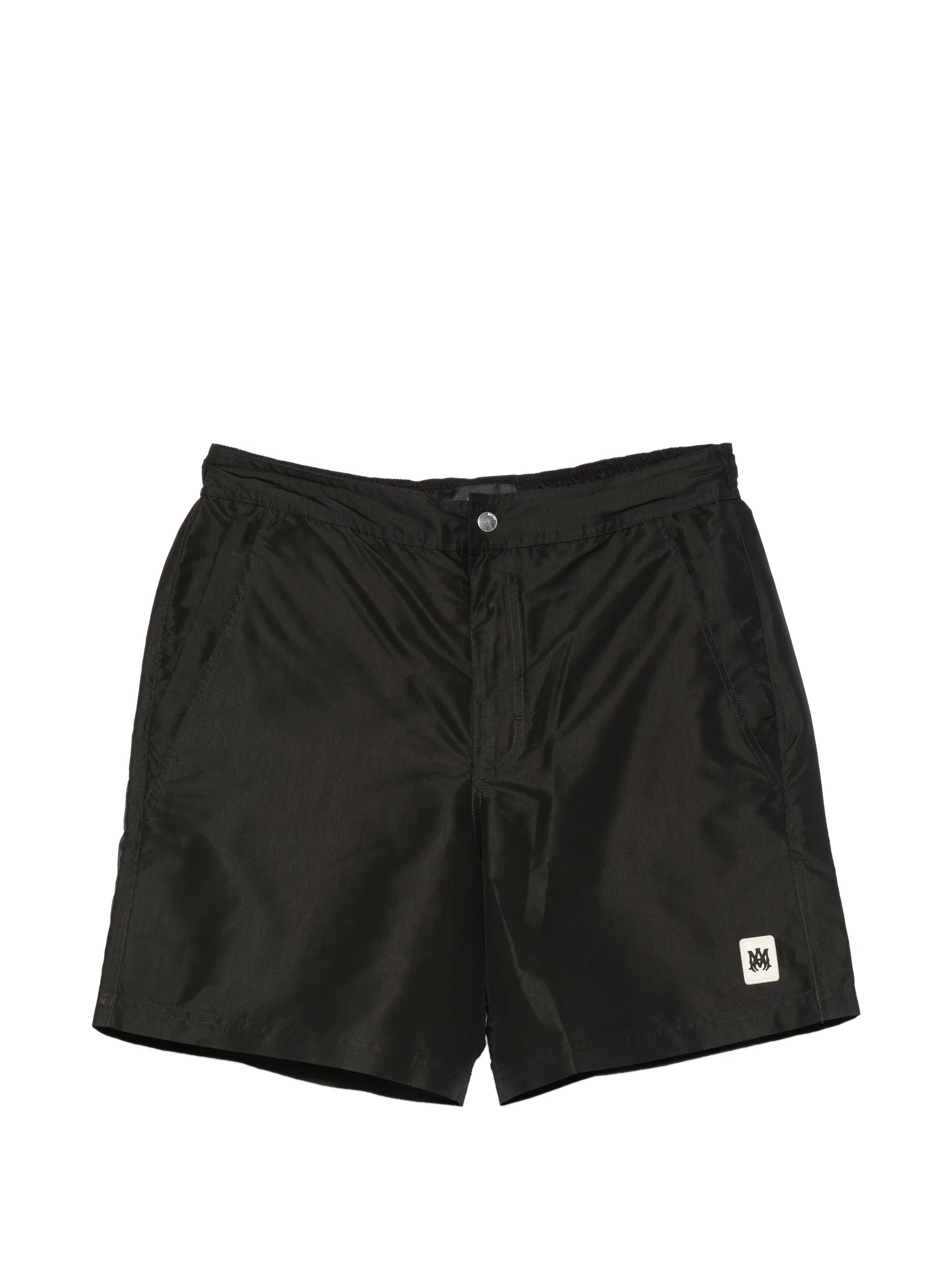 logo-patch swim shorts