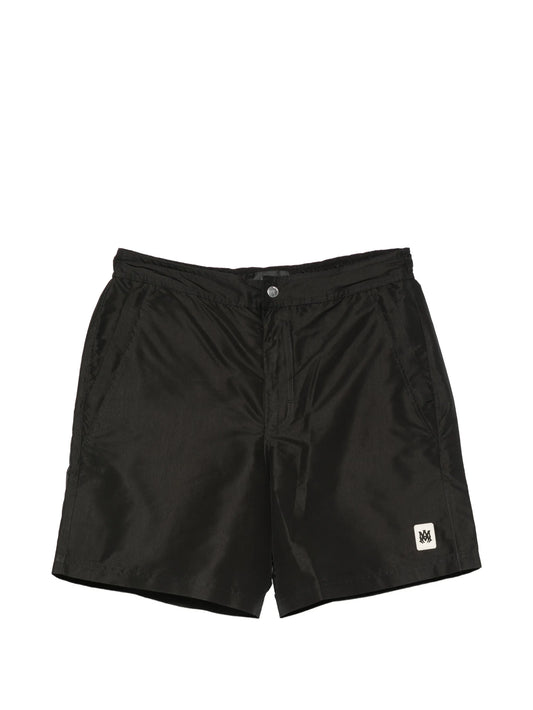 logo-patch swim shorts