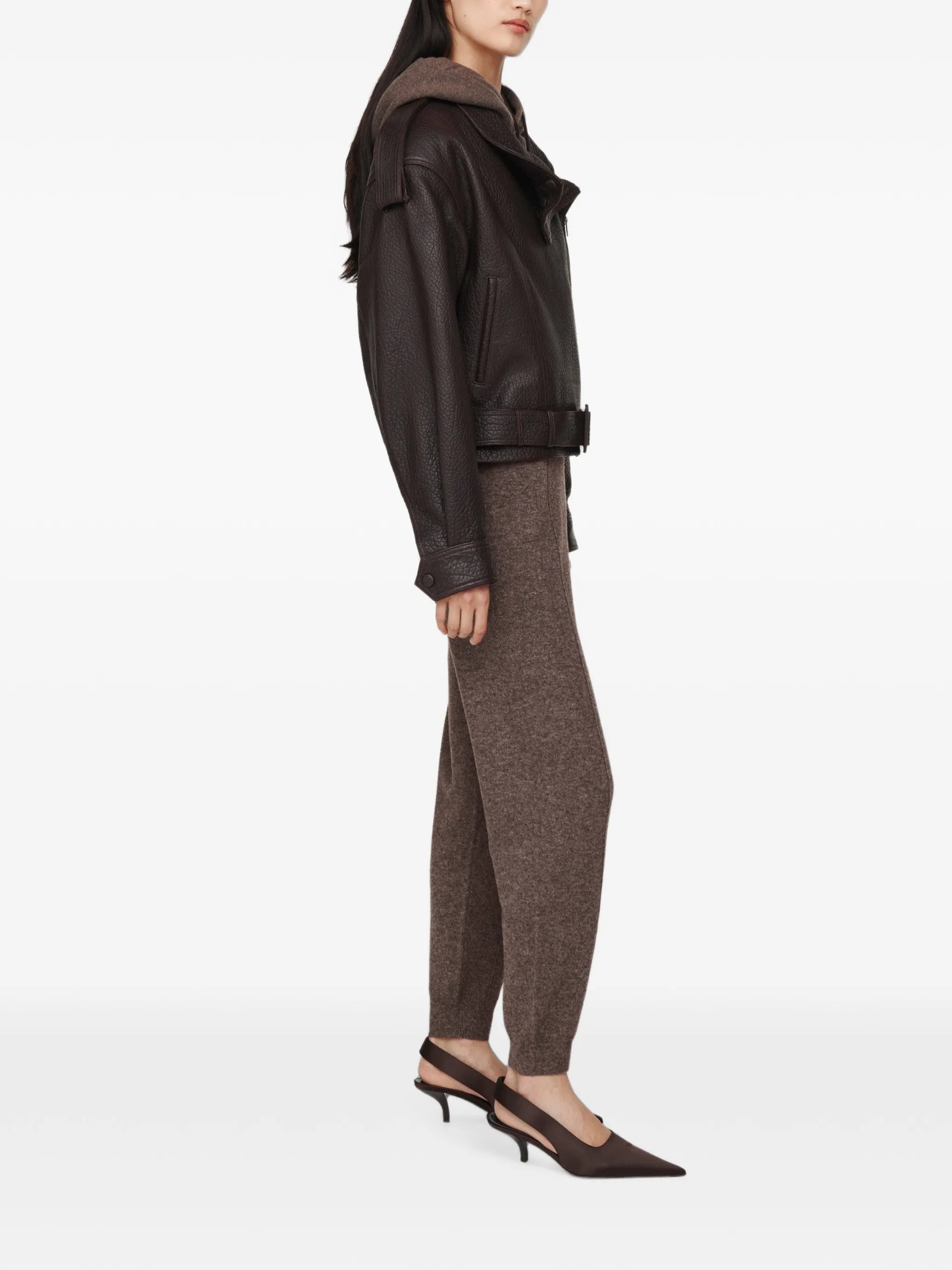 Serpa grained calf leather jacket