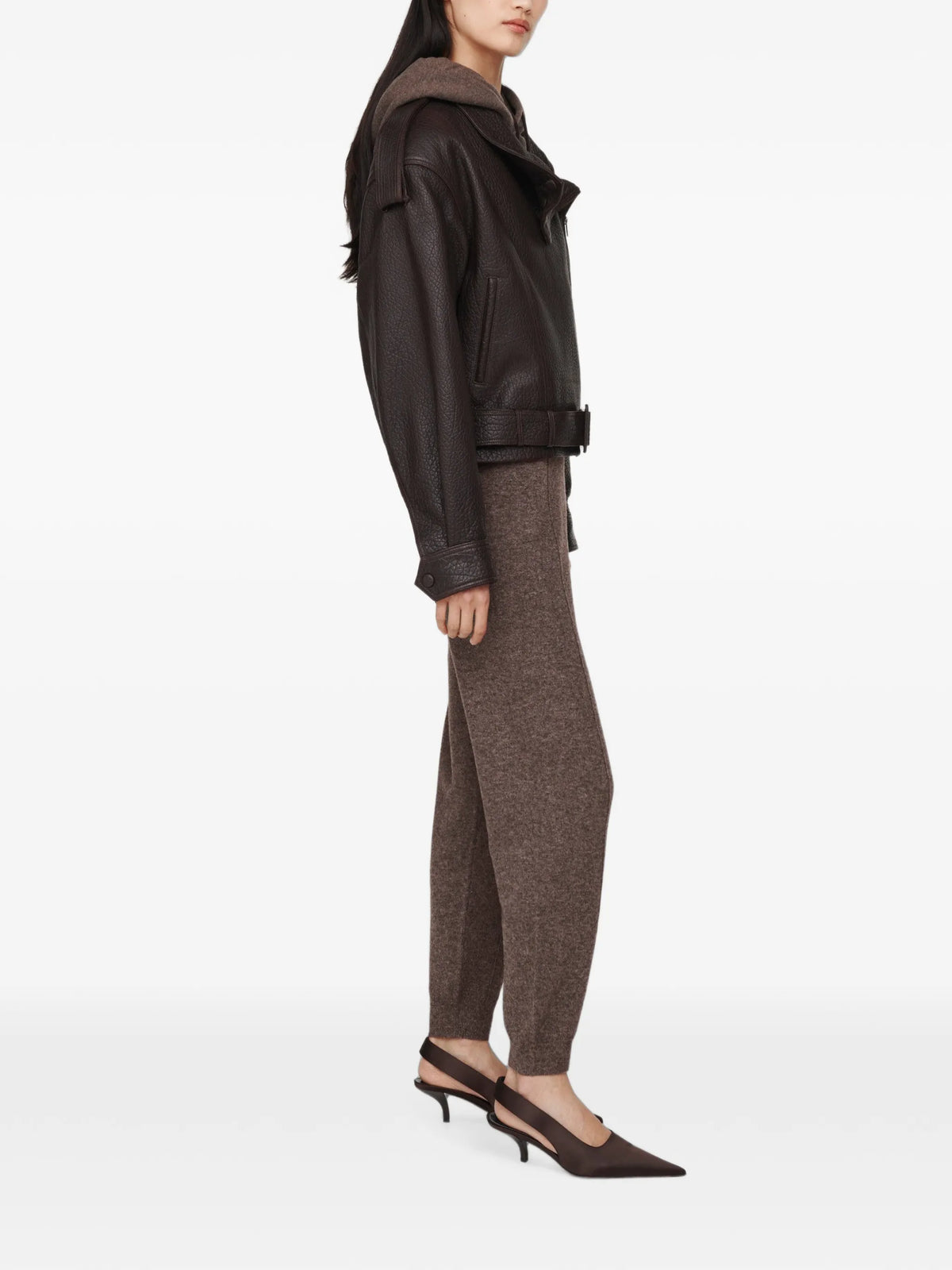 Serpa grained calf leather jacket
