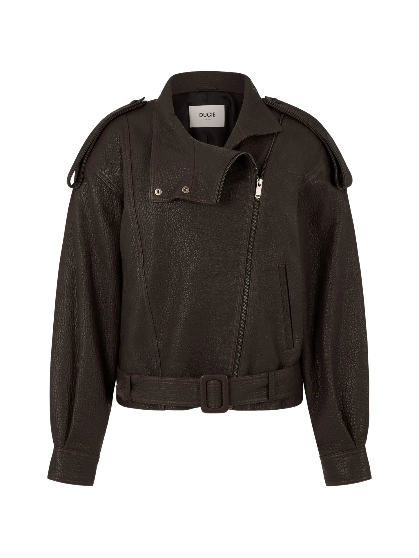 Serpa grained calf leather jacket