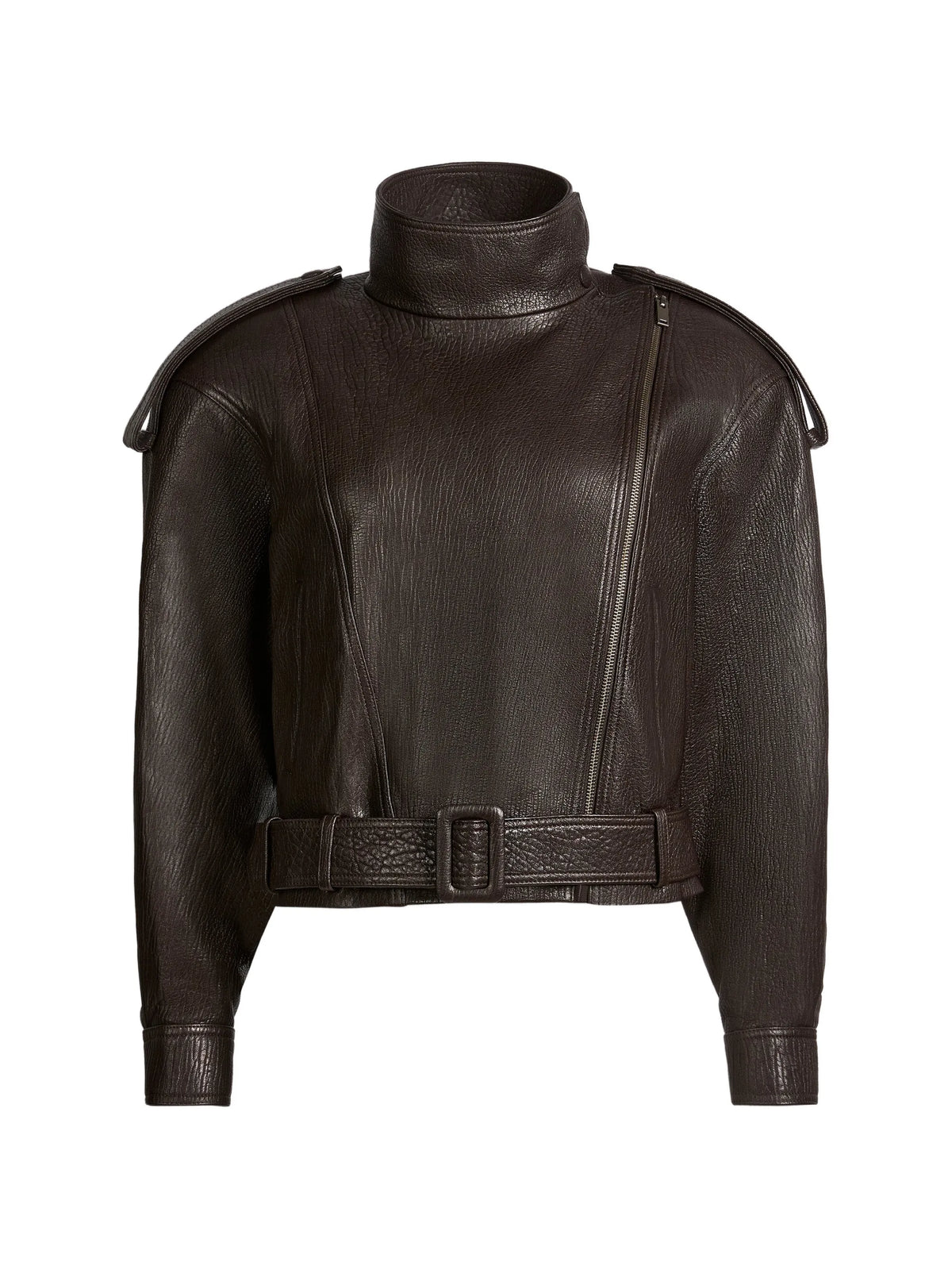 Serpa grained calf leather jacket