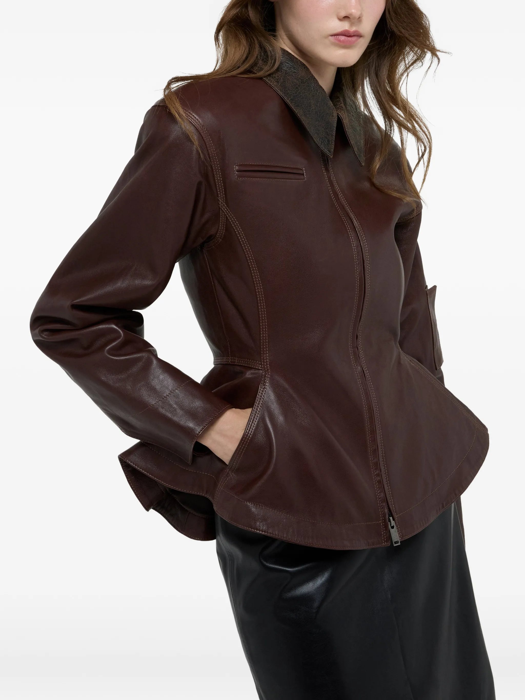 Bernadette leather jacket
