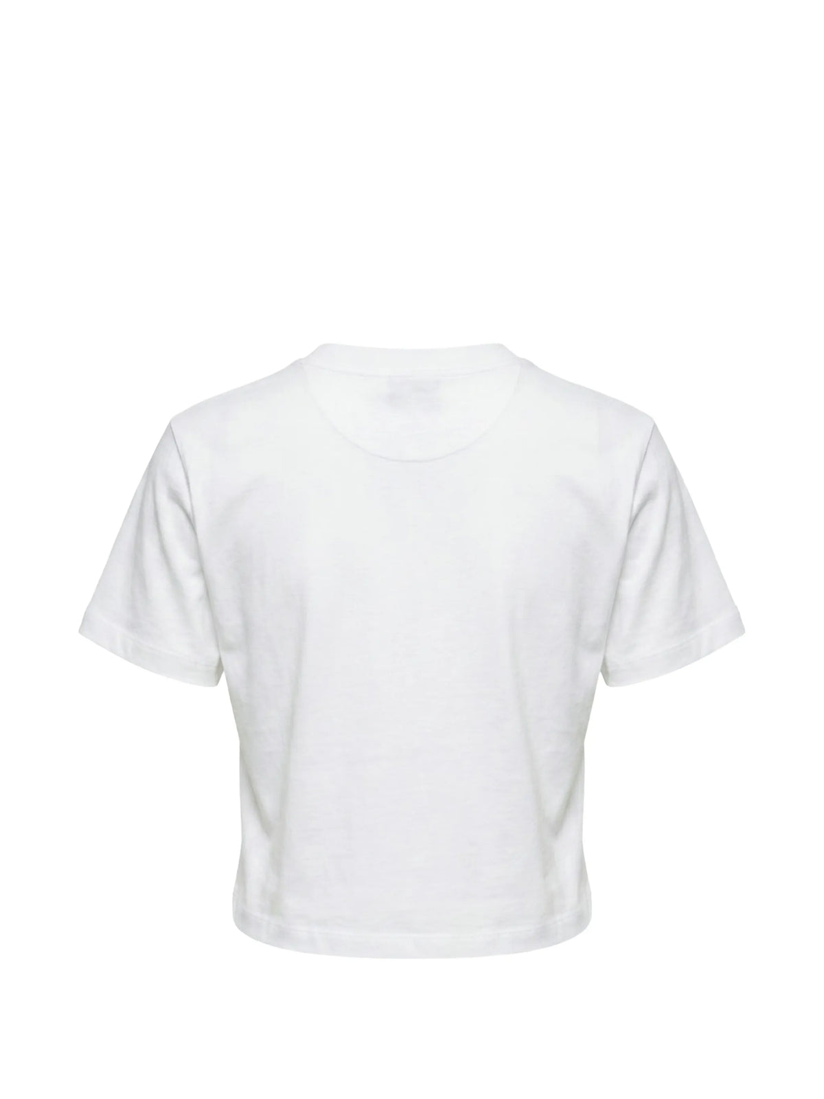logo-patch cropped T-shirt