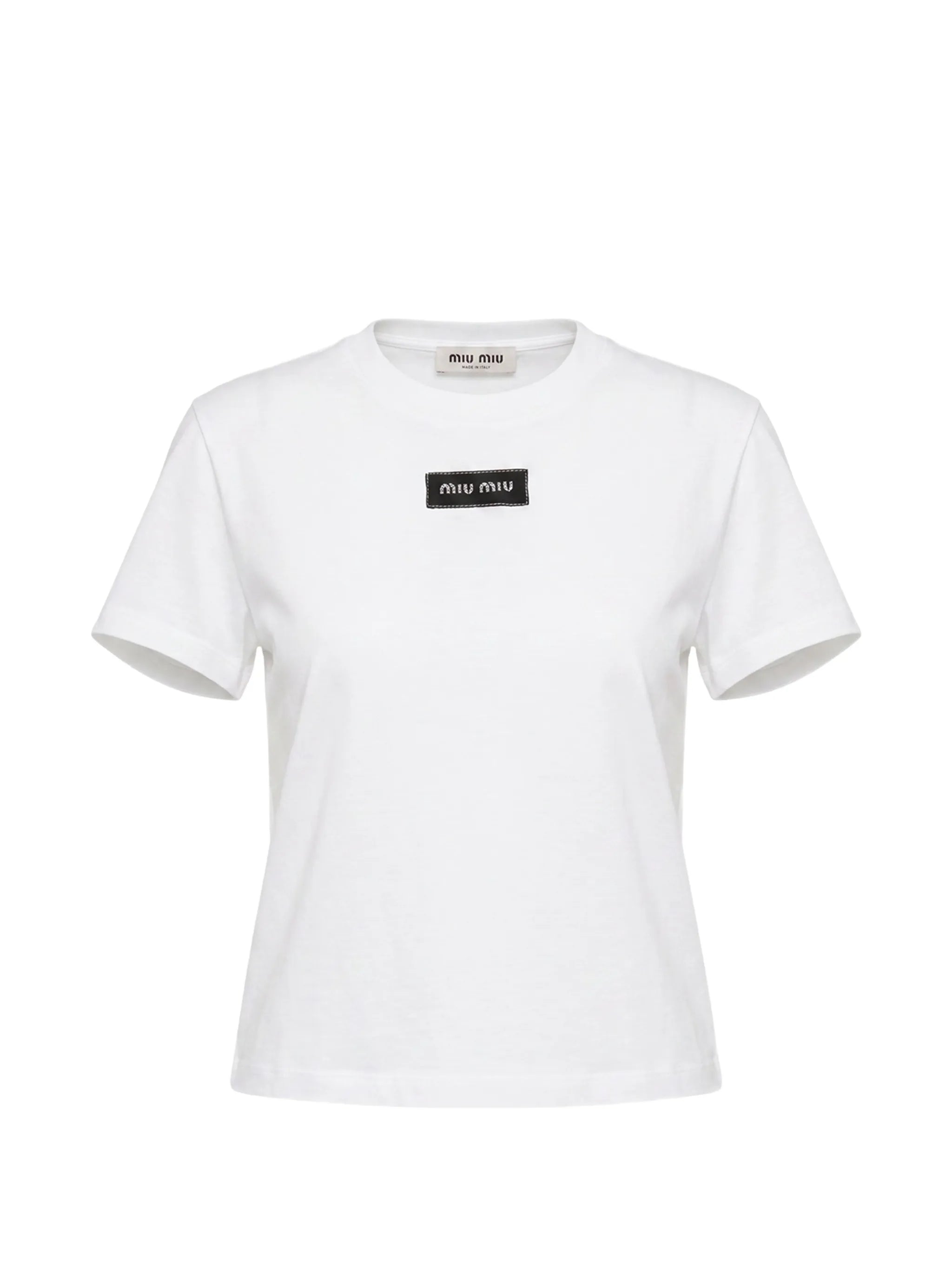 crew-neck logo-patch T-shirt
