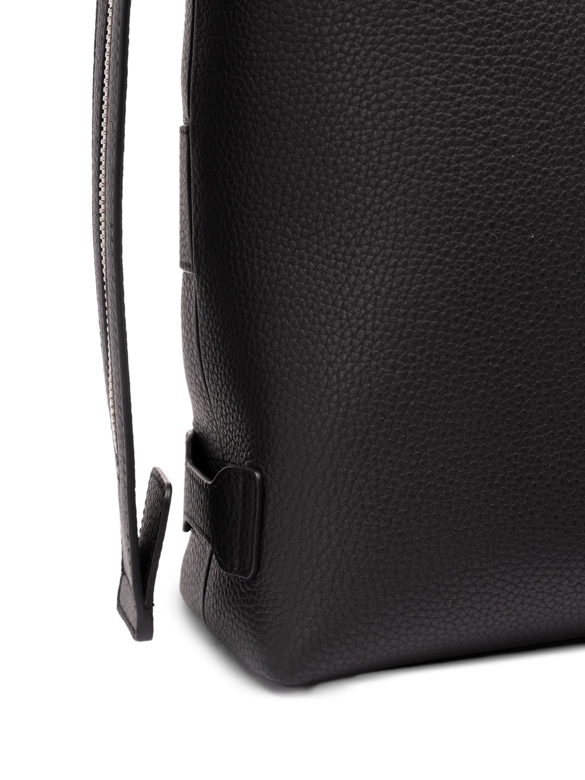 pebbled-leather briefcase