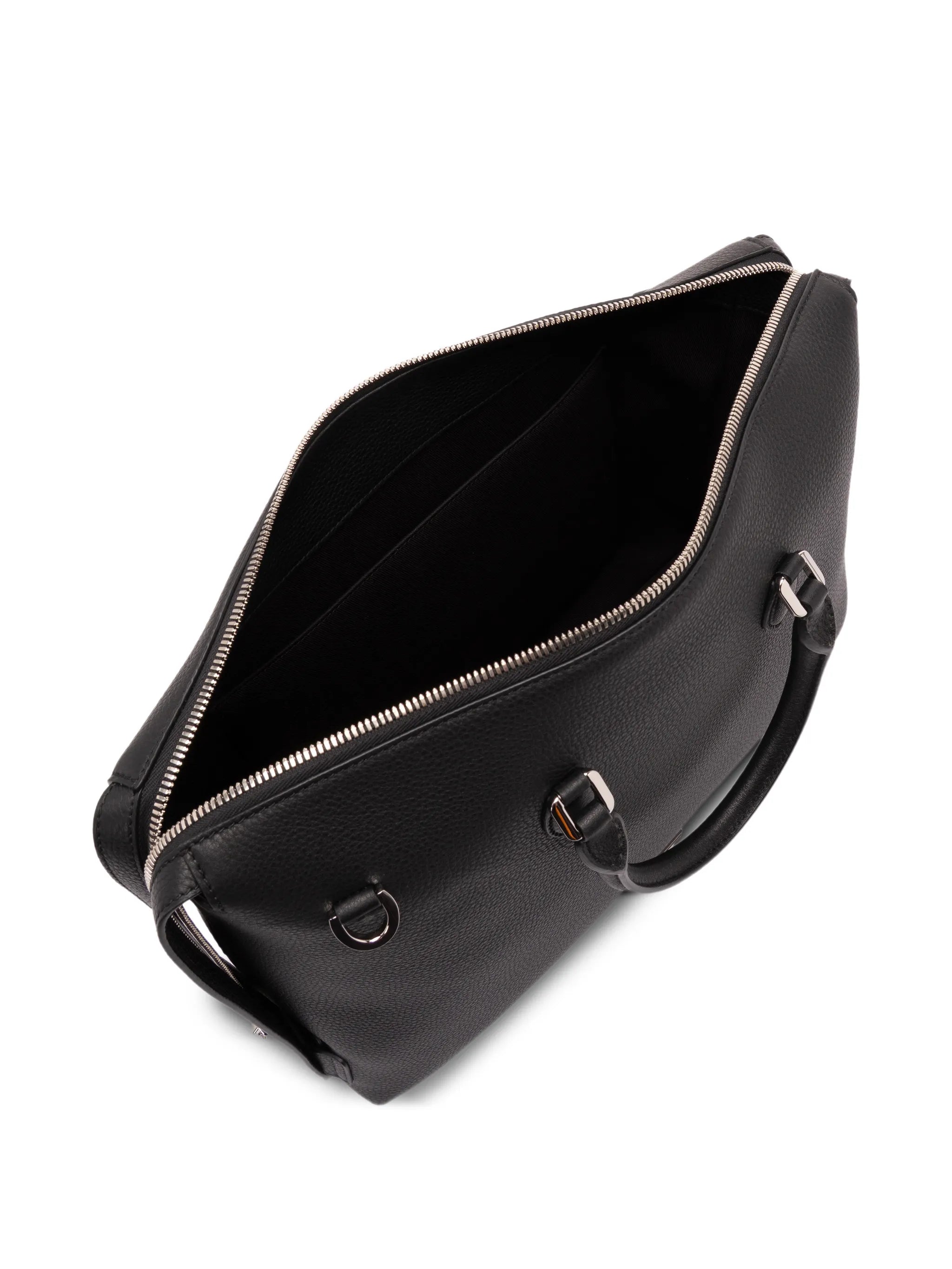 pebbled-leather briefcase